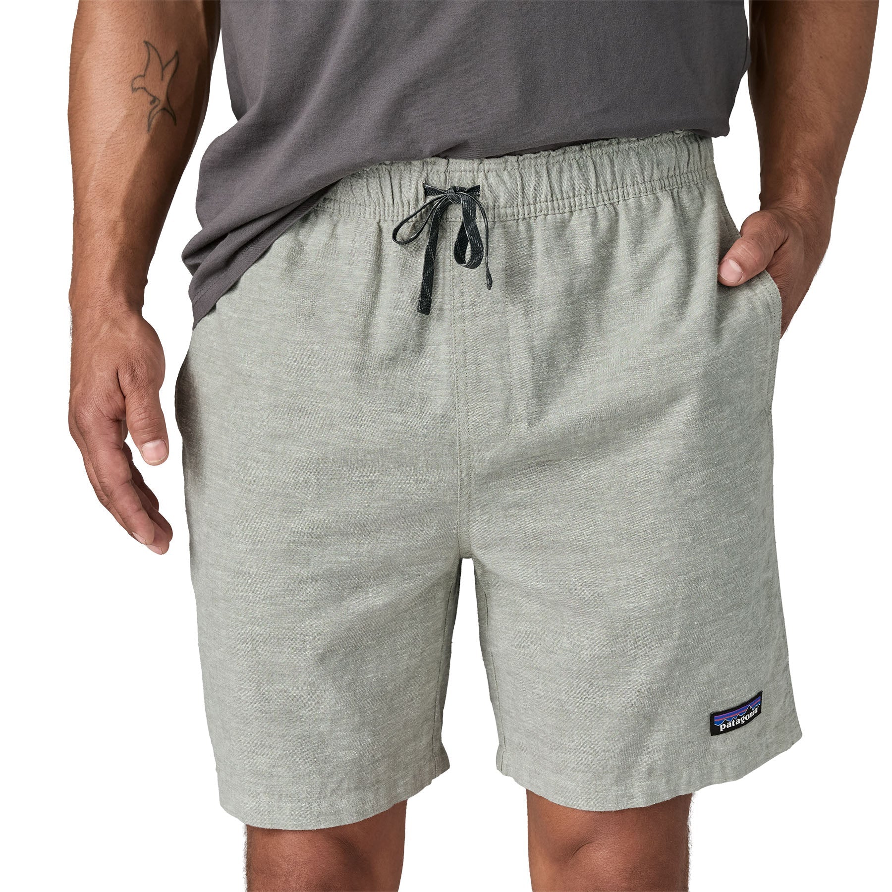 Men's Baggies™ Naturals in CHAMBRAY: FEATHER GREY | Patagonia Bend