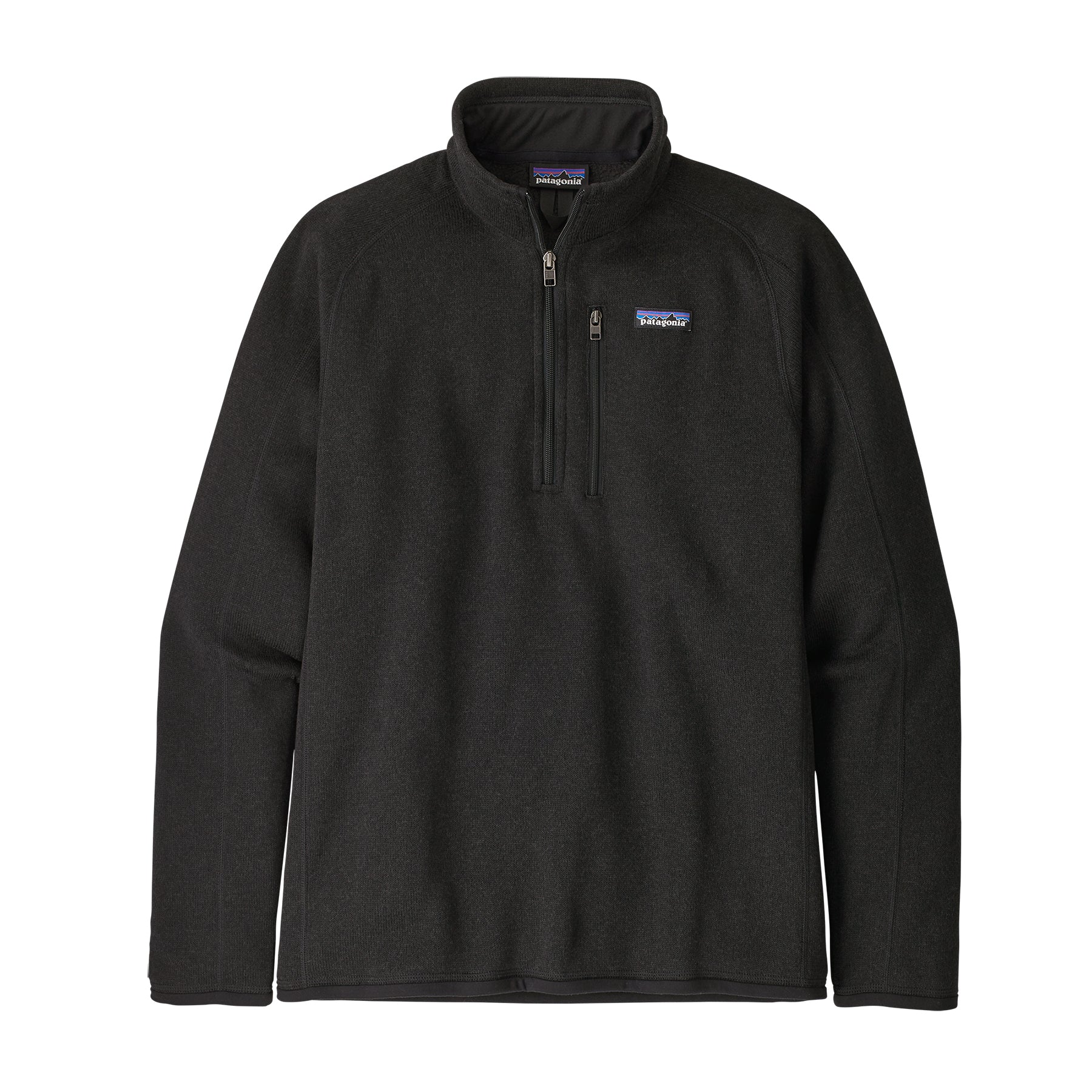 Men's Better Sweater 1/4 Zip in Black | Patagonia Bend