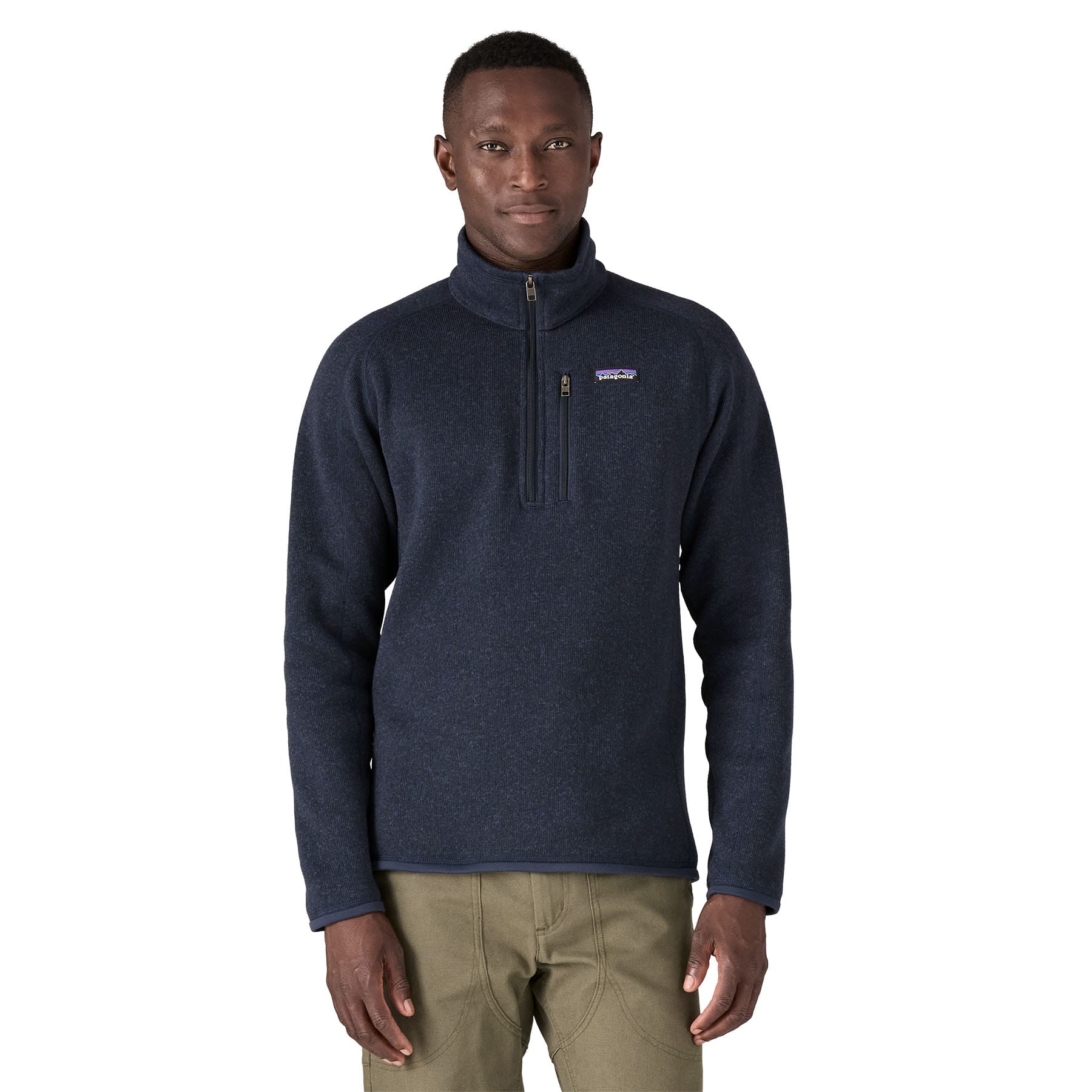 Men's Better Sweater 1/4 Zip in New Navy | Patagonia Bend