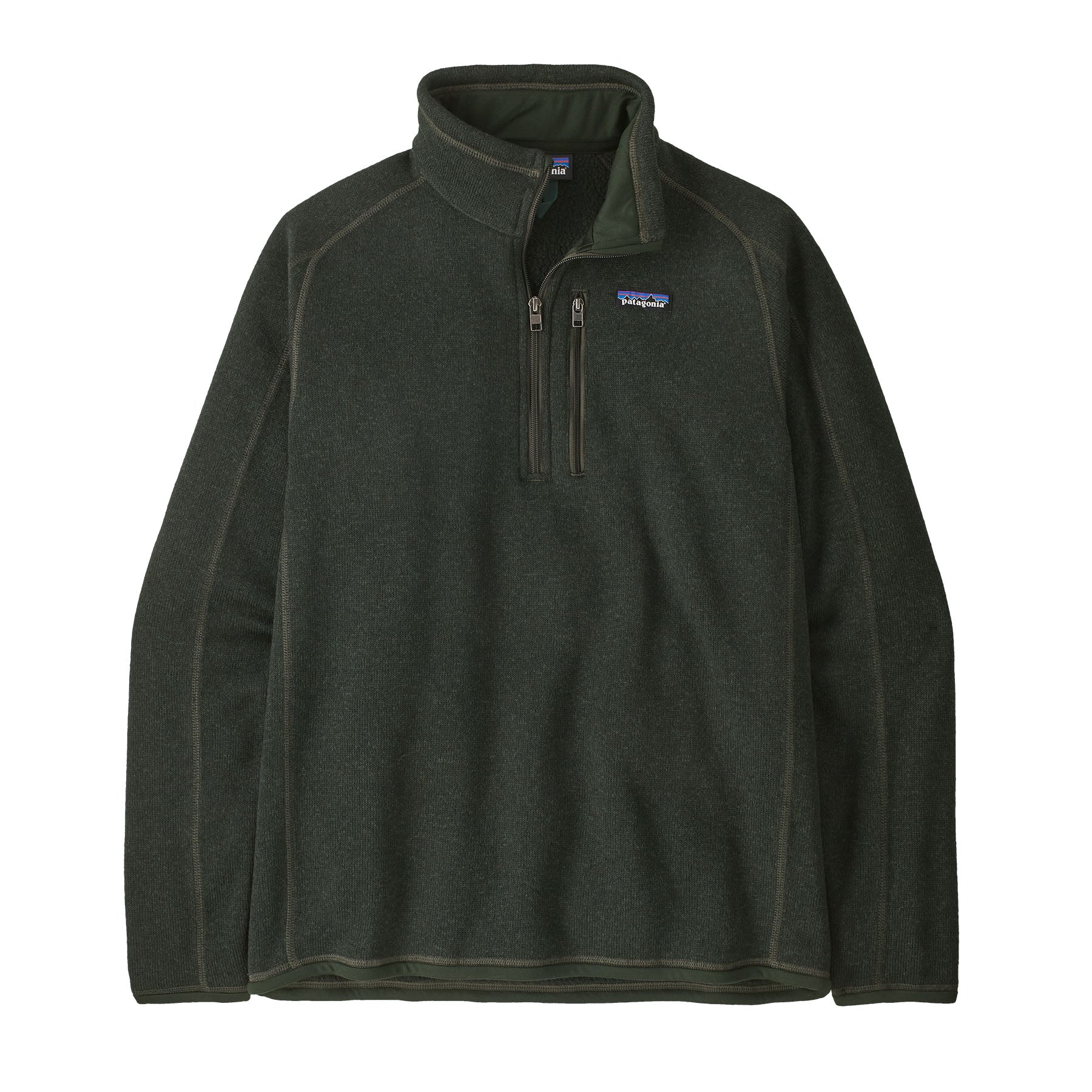 Men's Better Sweater 1/4 Zip in Old Growth Green | Patagonia Bend