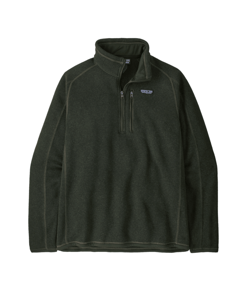 Men's Better Sweater® 1/4 Zip in Old Growth Green | Patagonia Bend