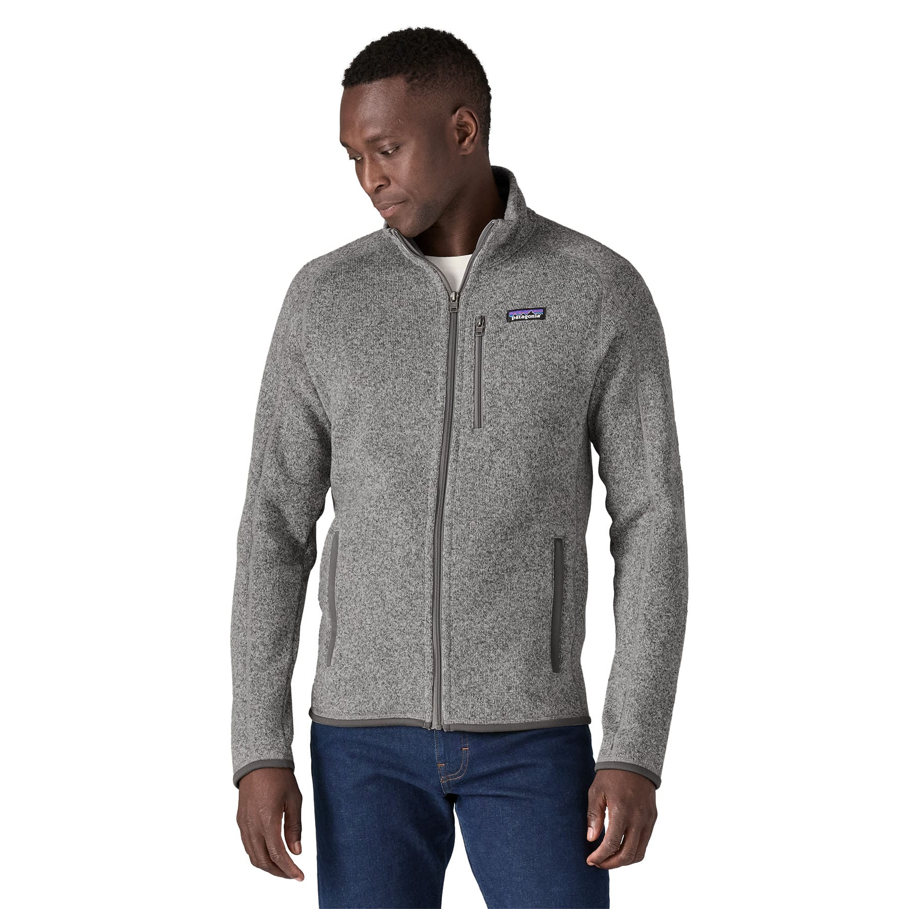 Men's Better Sweater Jacket in Stonewash | Patagonia Bend