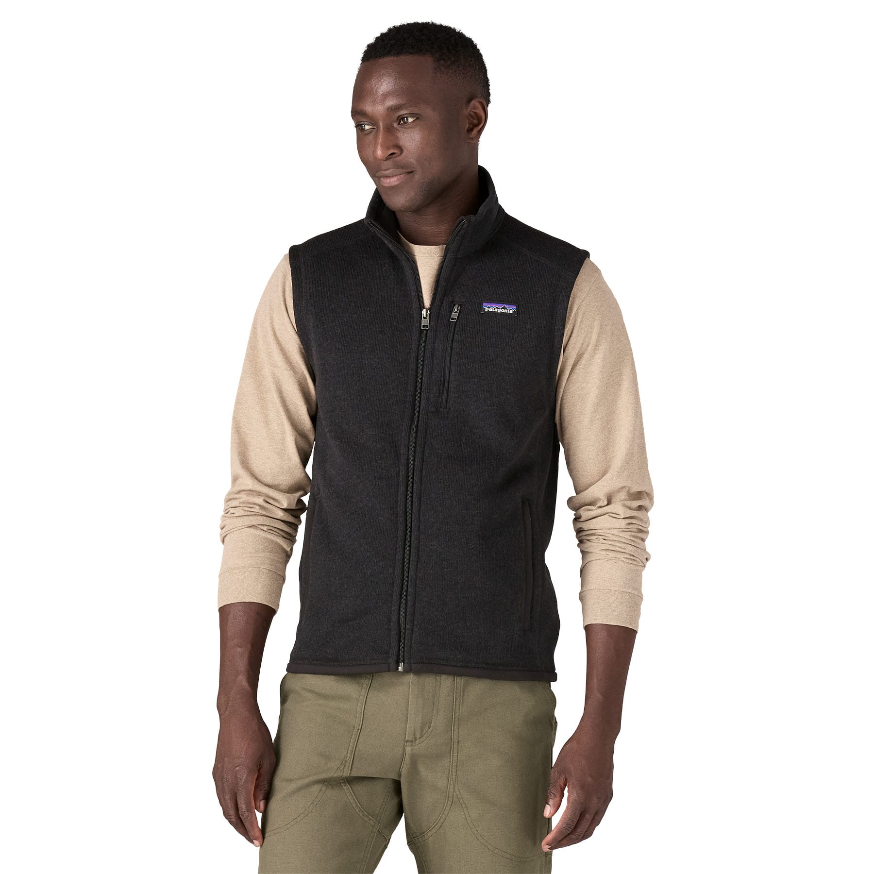 Men's Better Sweater® Vest in Black | Patagonia Bend