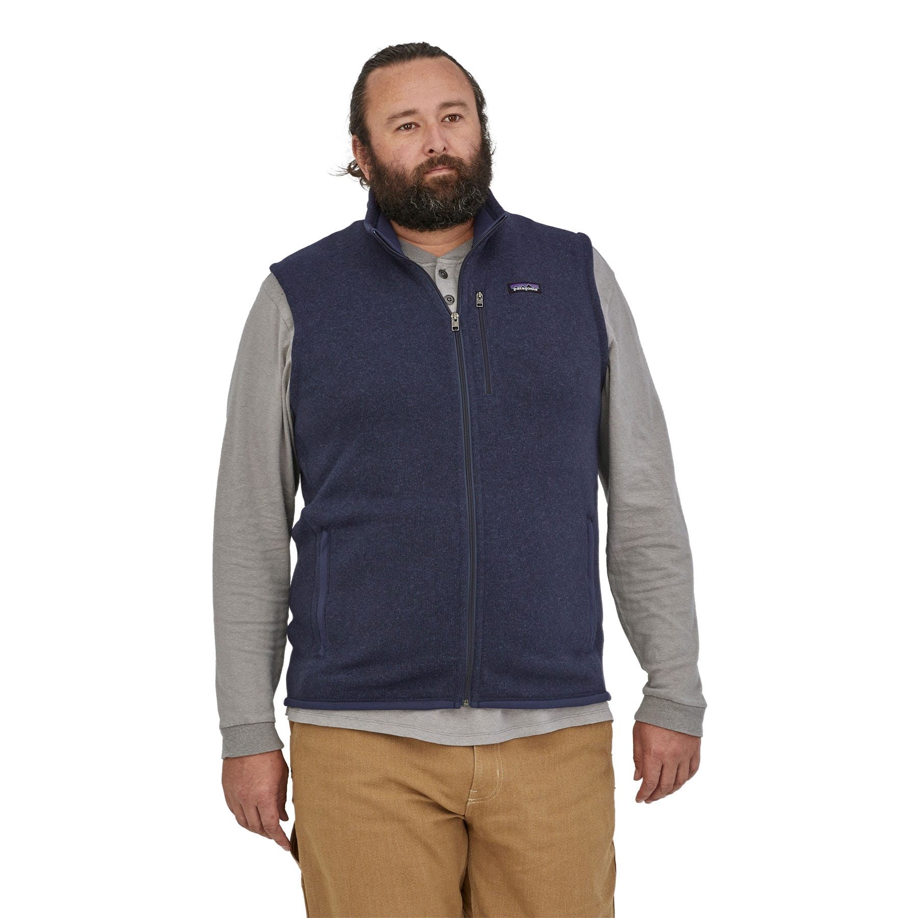 Men's Better Sweater® Vest in New Navy | Patagonia Bend