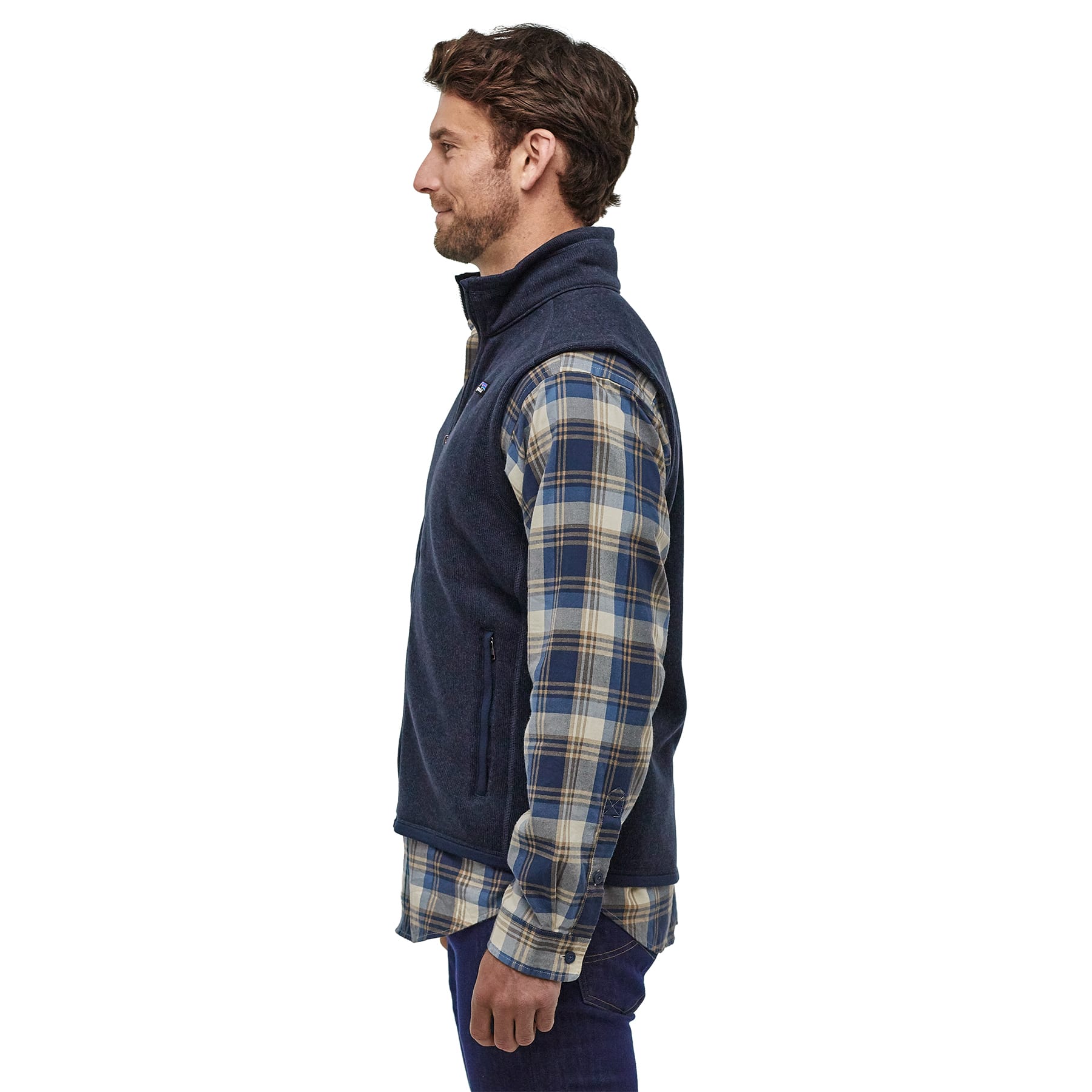 Men's Better Sweater® Vest in New Navy | Patagonia Bend