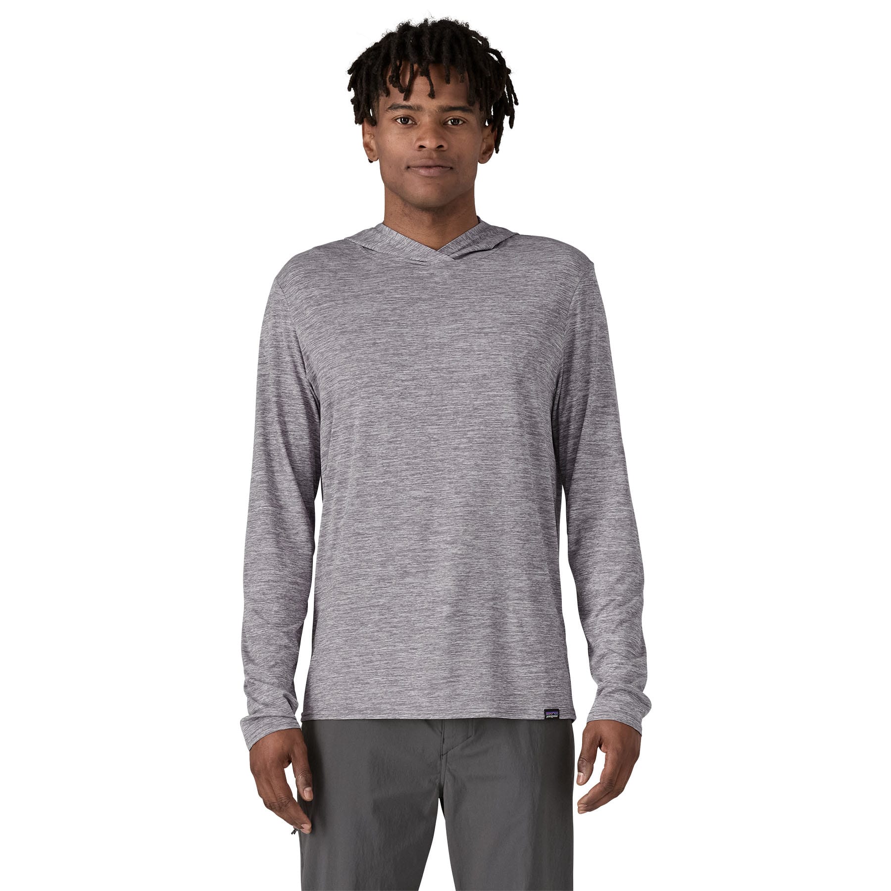Men's Capilene® Cool Daily Hoody in Feather Grey | Patagonia Bend