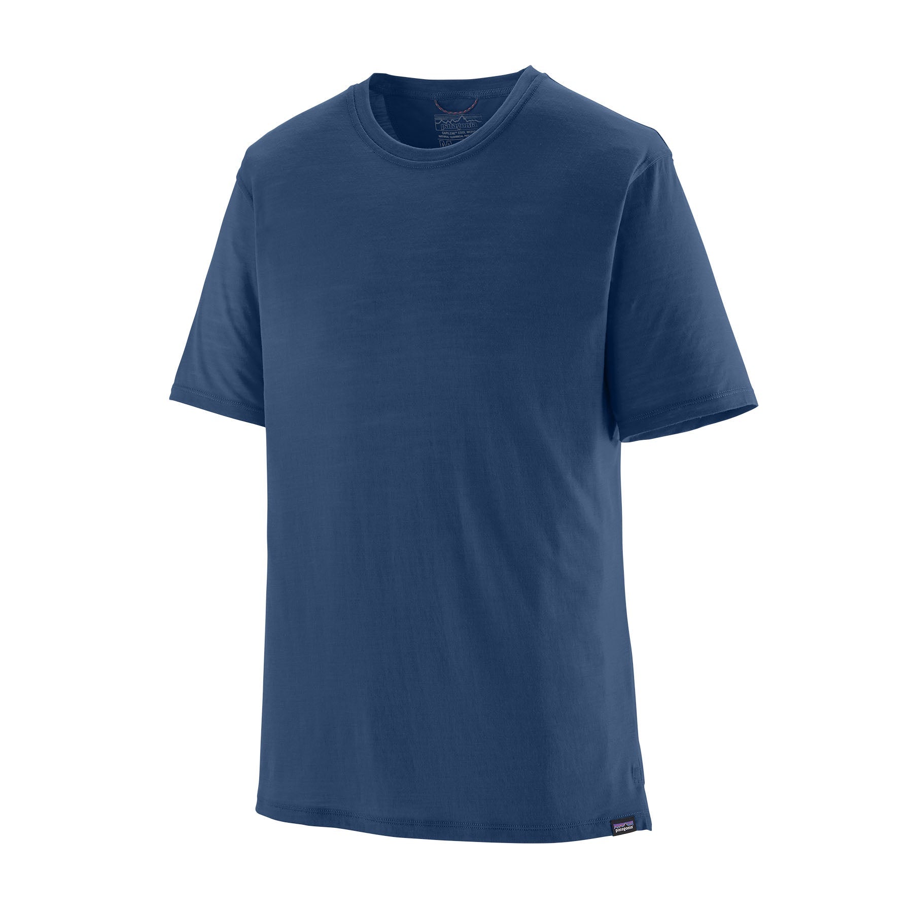 Men's Capilene® Cool Merino Blend Shirt in Clement Blue | Patagonia Bend