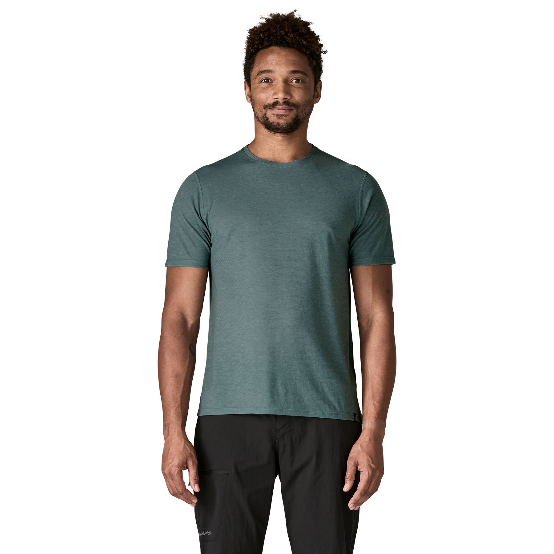 Men's Capilene® Cool Trail Shirt in Blue Sage | Patagonia Bend