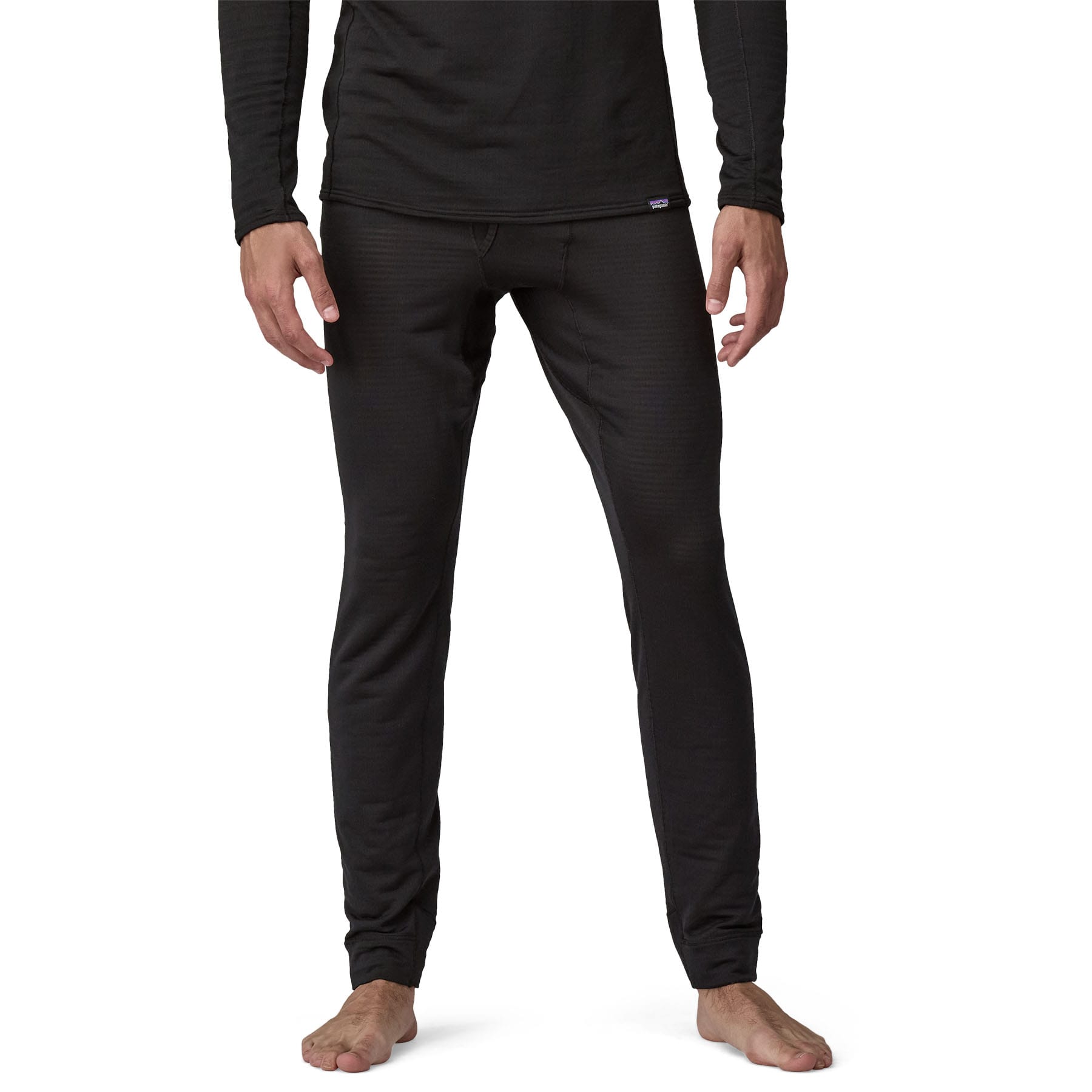 Men's Capilene® Thermal Weight Bottoms in Black | Patagonia Bend