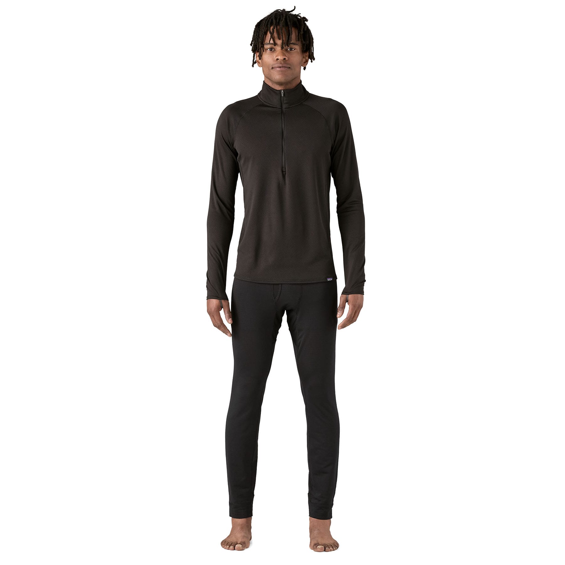 Men's Capilene® Thermal Weight Bottoms in Black | Patagonia Bend