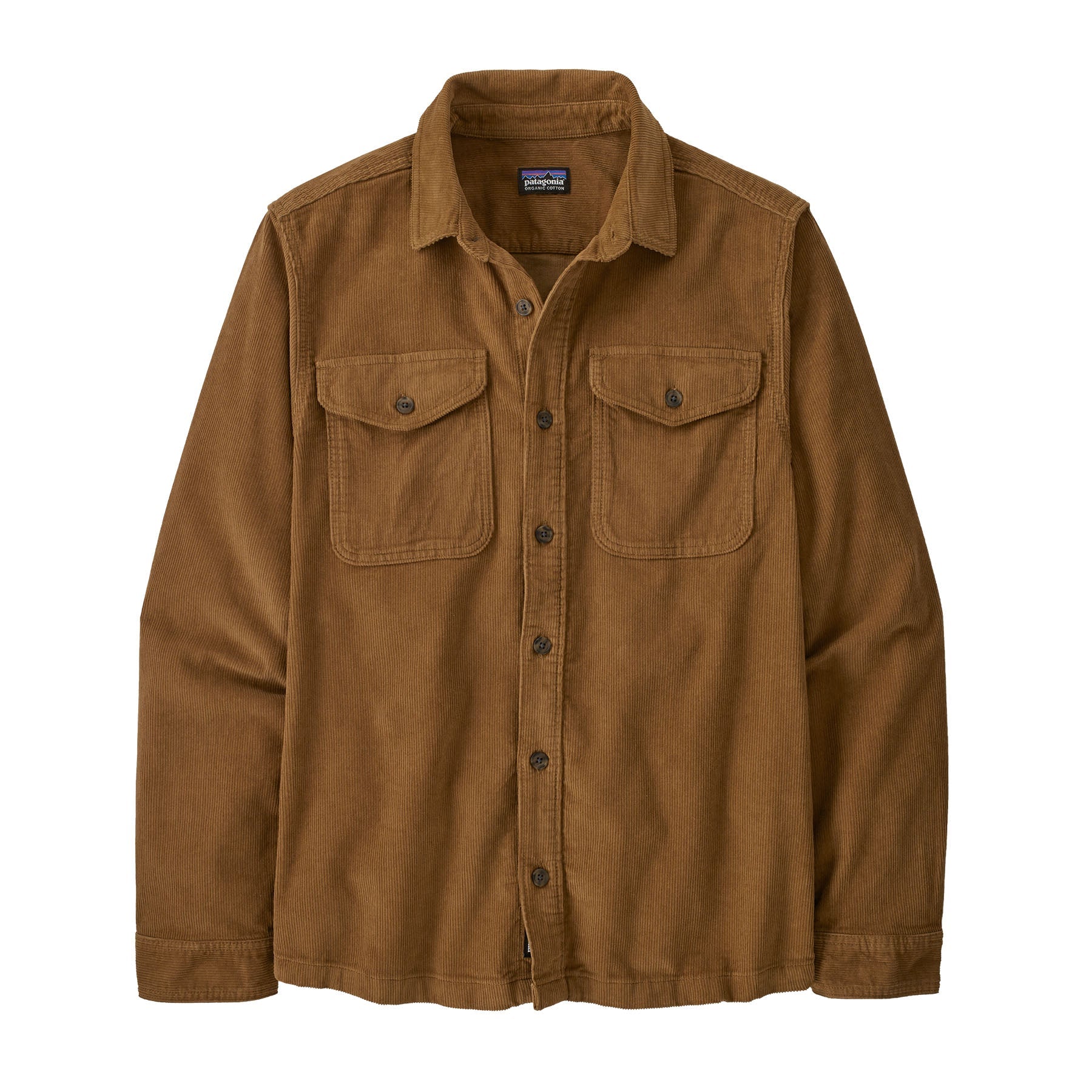 Men's Corduroy Shirt in Coriander Brown | Patagonia Bend