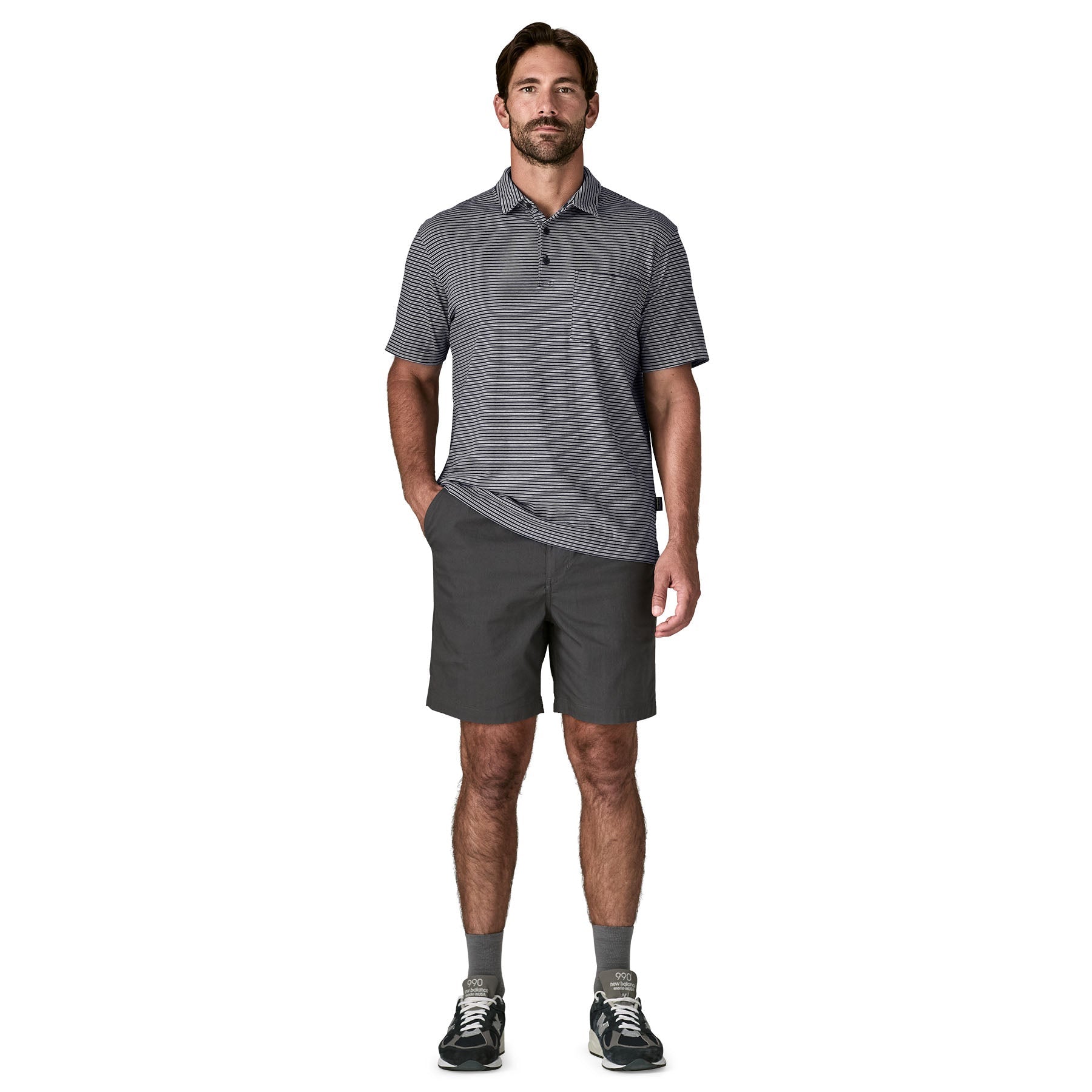 Men's Daily Polo in Twin Rope: Forever Grey | Patagonia Bend