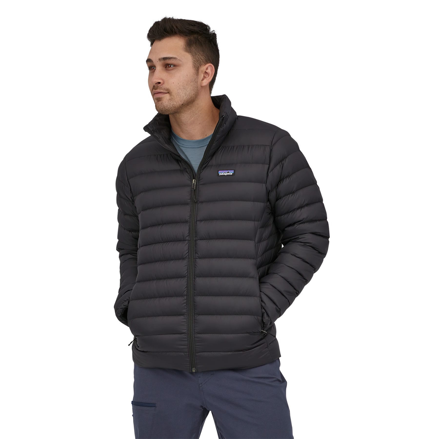 Men's Down Sweater in Black | Patagonia Bend