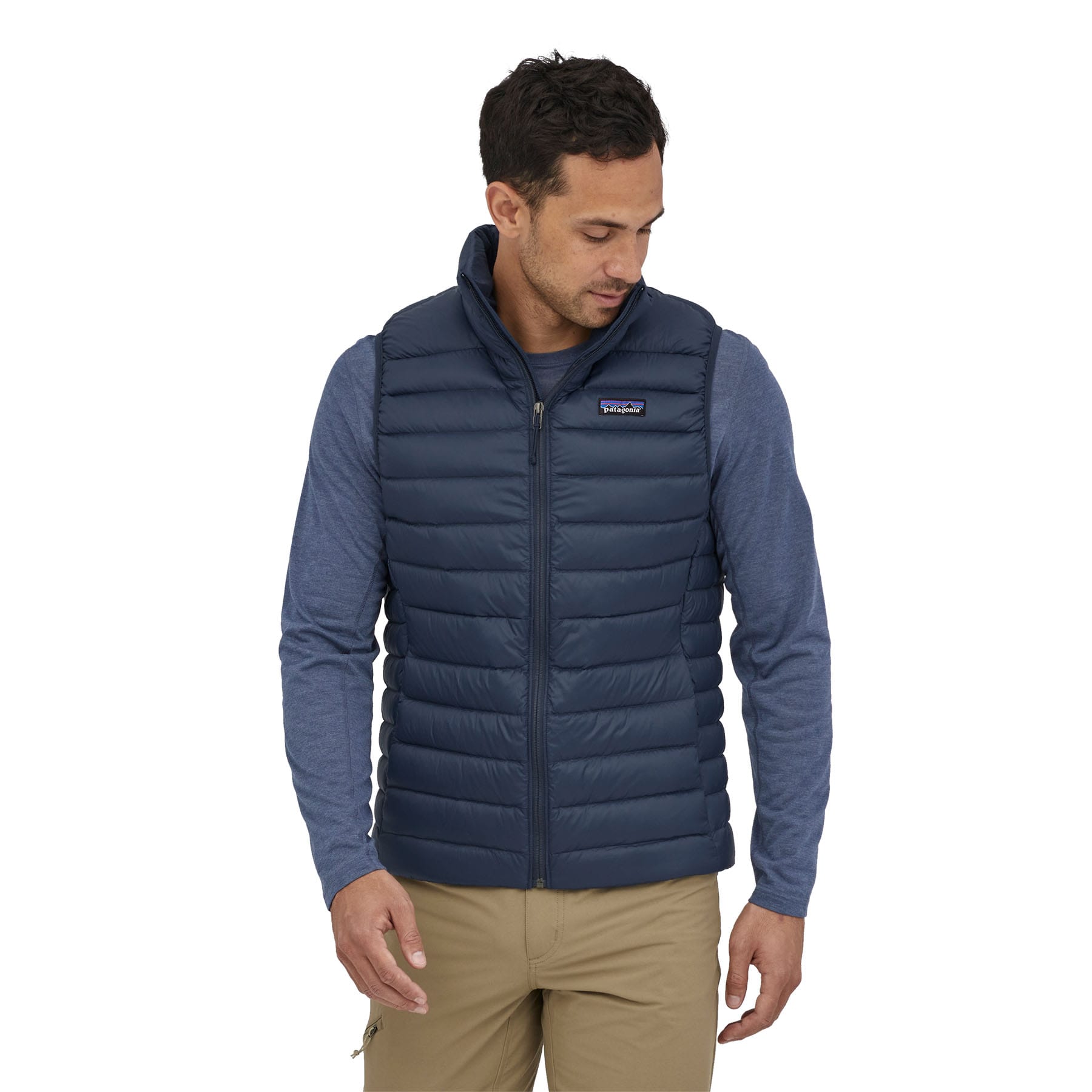 Men's Down Sweater Vest in New Navy | Patagonia Bend