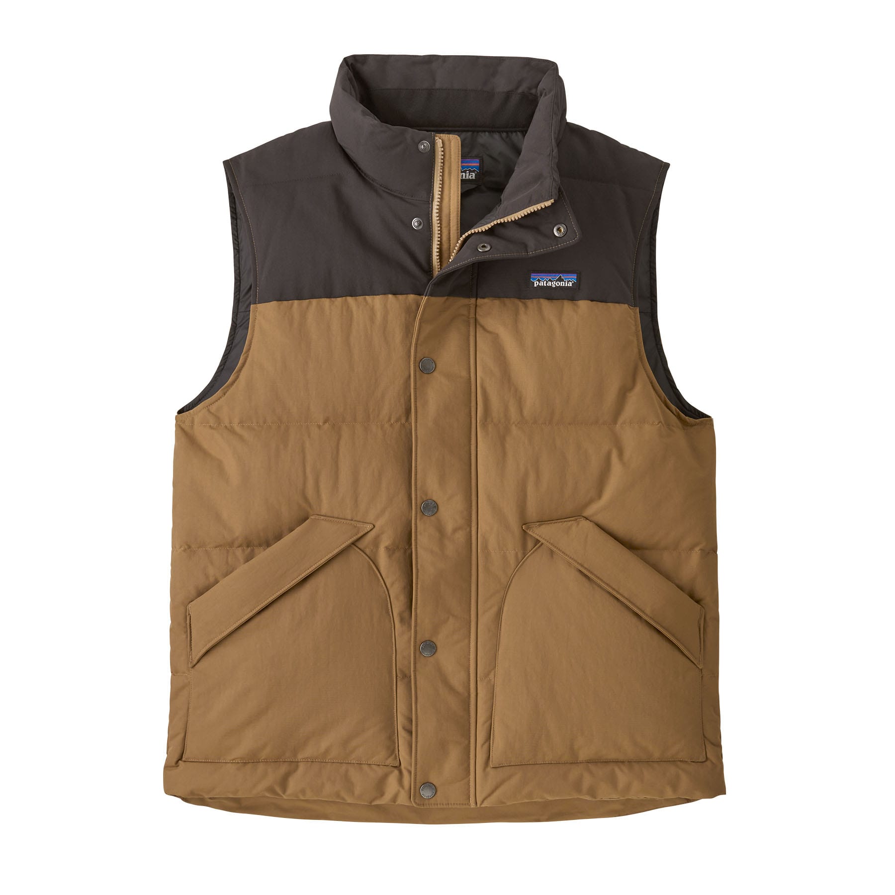 Men's Downdrift Vest in Coriander Brown | Patagonia Bend
