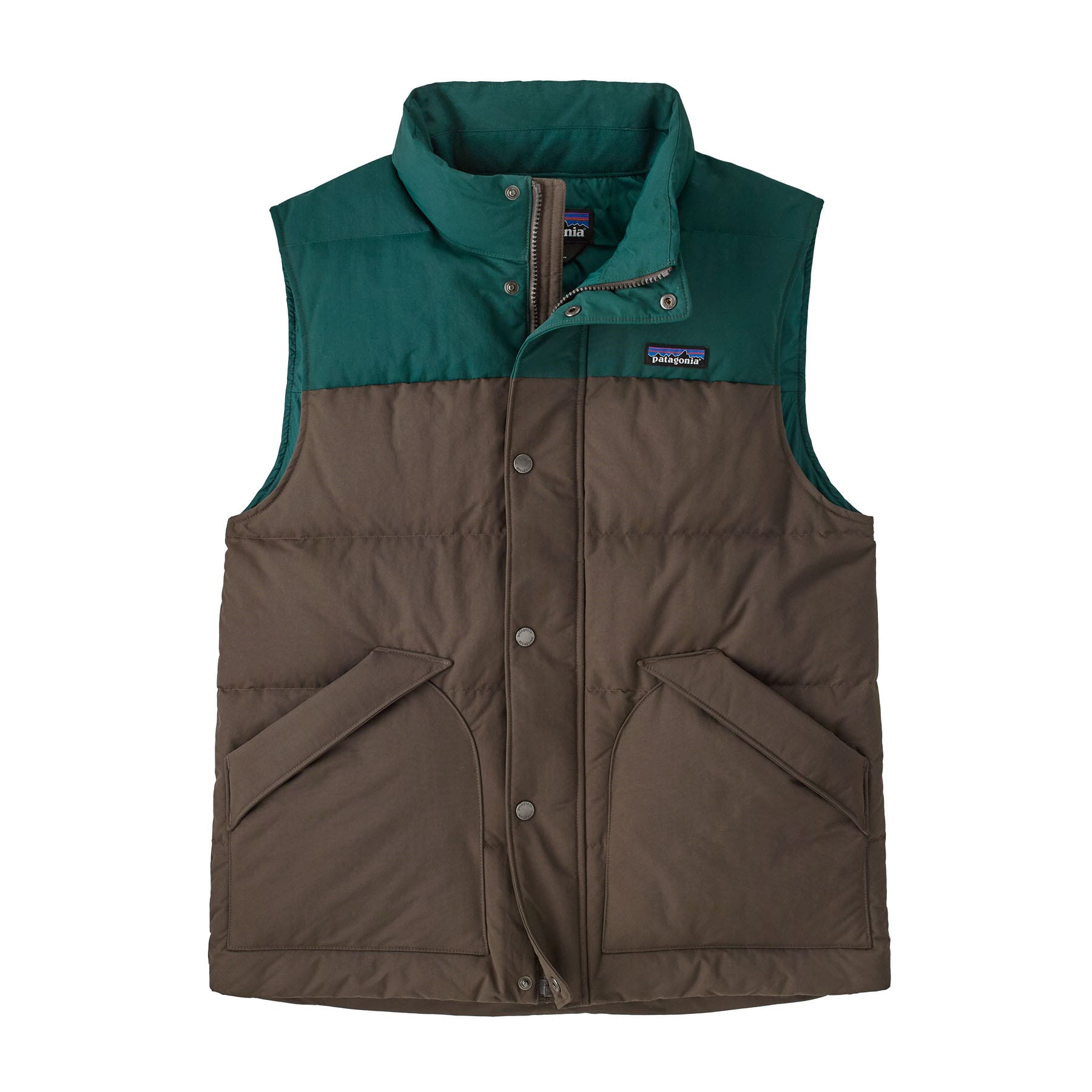 Men's Downdrift Vest in Otter Brown | Patagonia Bend