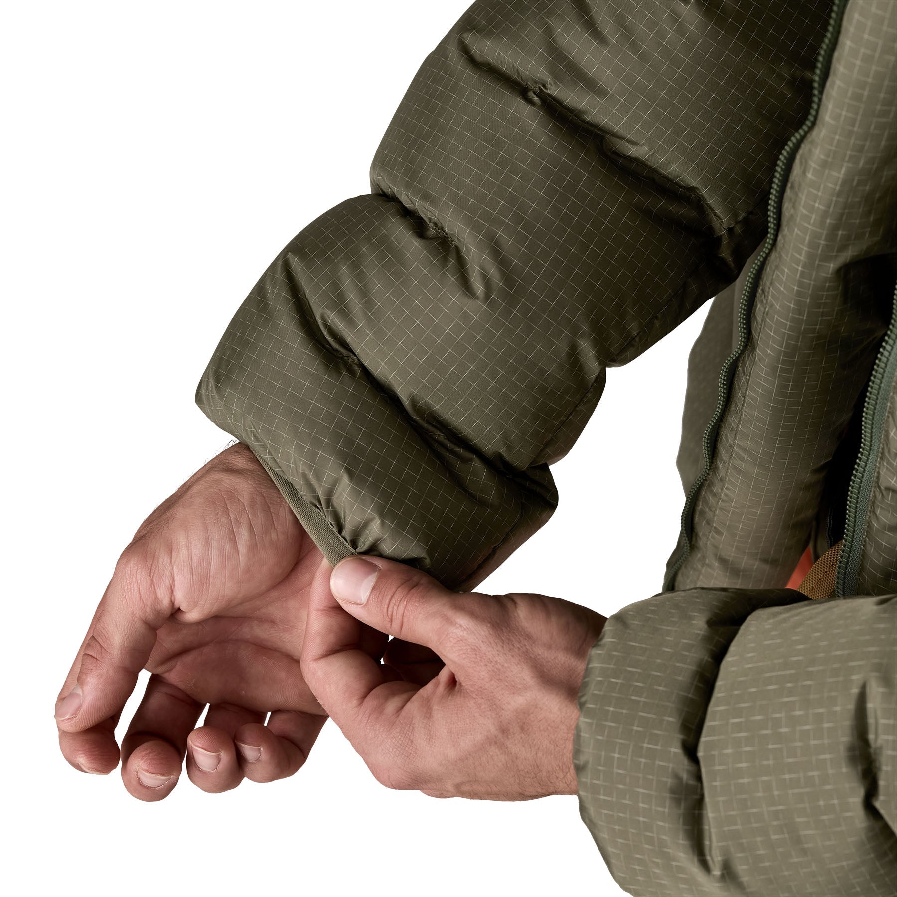 Men's Durable Down Parka in Basin Green | Patagonia Bend