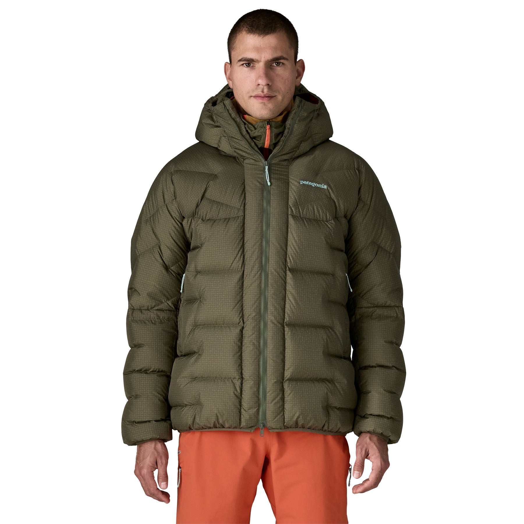Men's Durable Down Parka in Basin Green | Patagonia Bend
