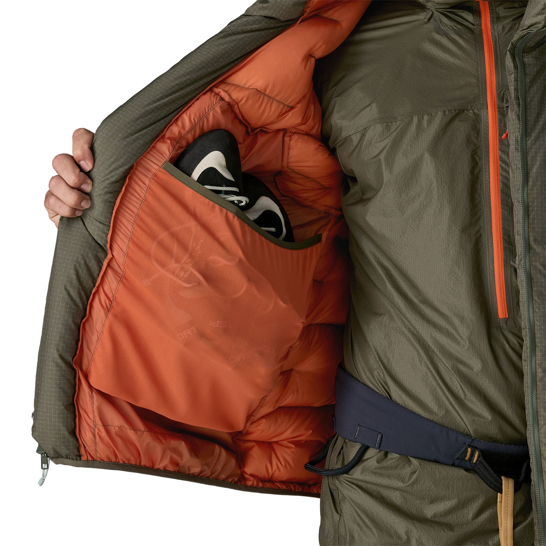 Men's Durable Down Parka in Basin Green | Patagonia Bend