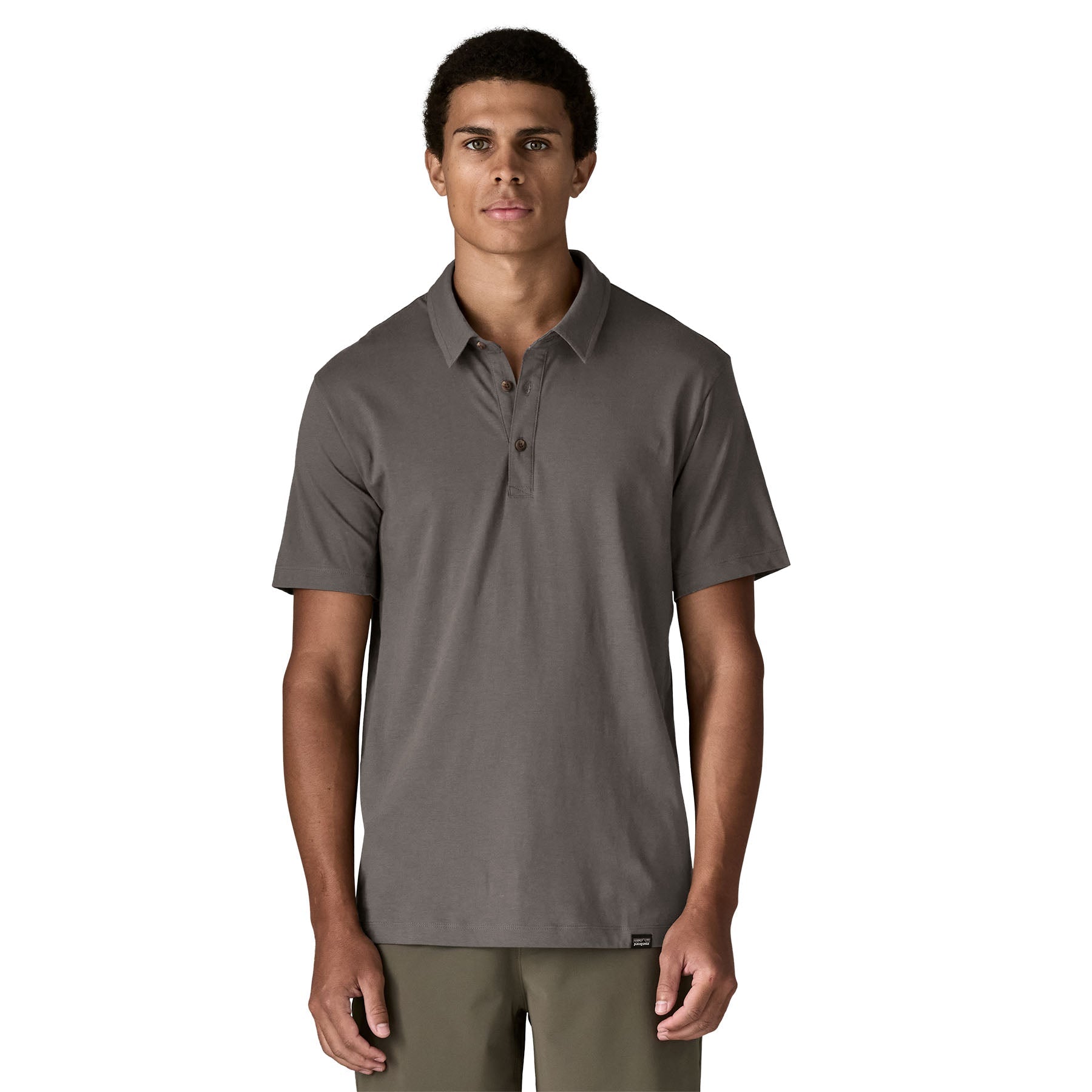 Men's Essential Polo in Forge Grey | Patagonia Bend