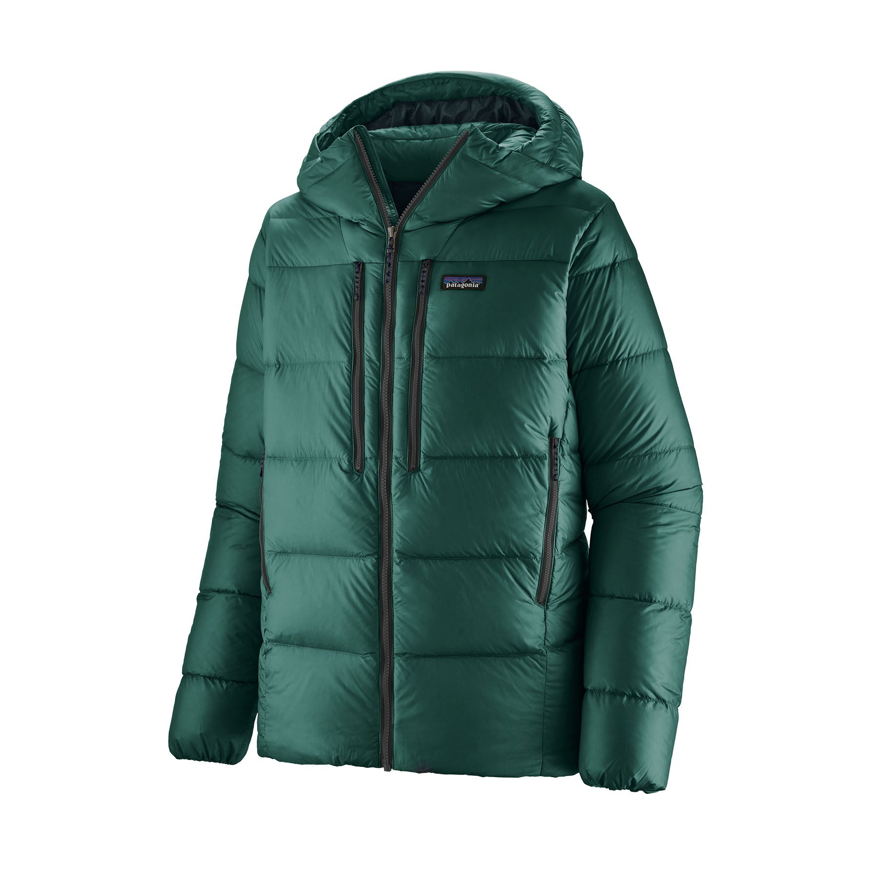 Men's Fitz Roy Down Hoody in Cascade Green | Patagonia Bend