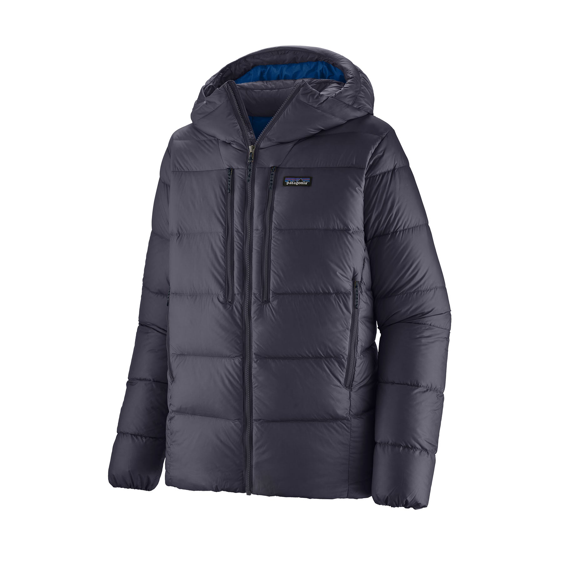 Men's Fitz Roy Down Hoody in Sunken Blue | Patagonia Bend
