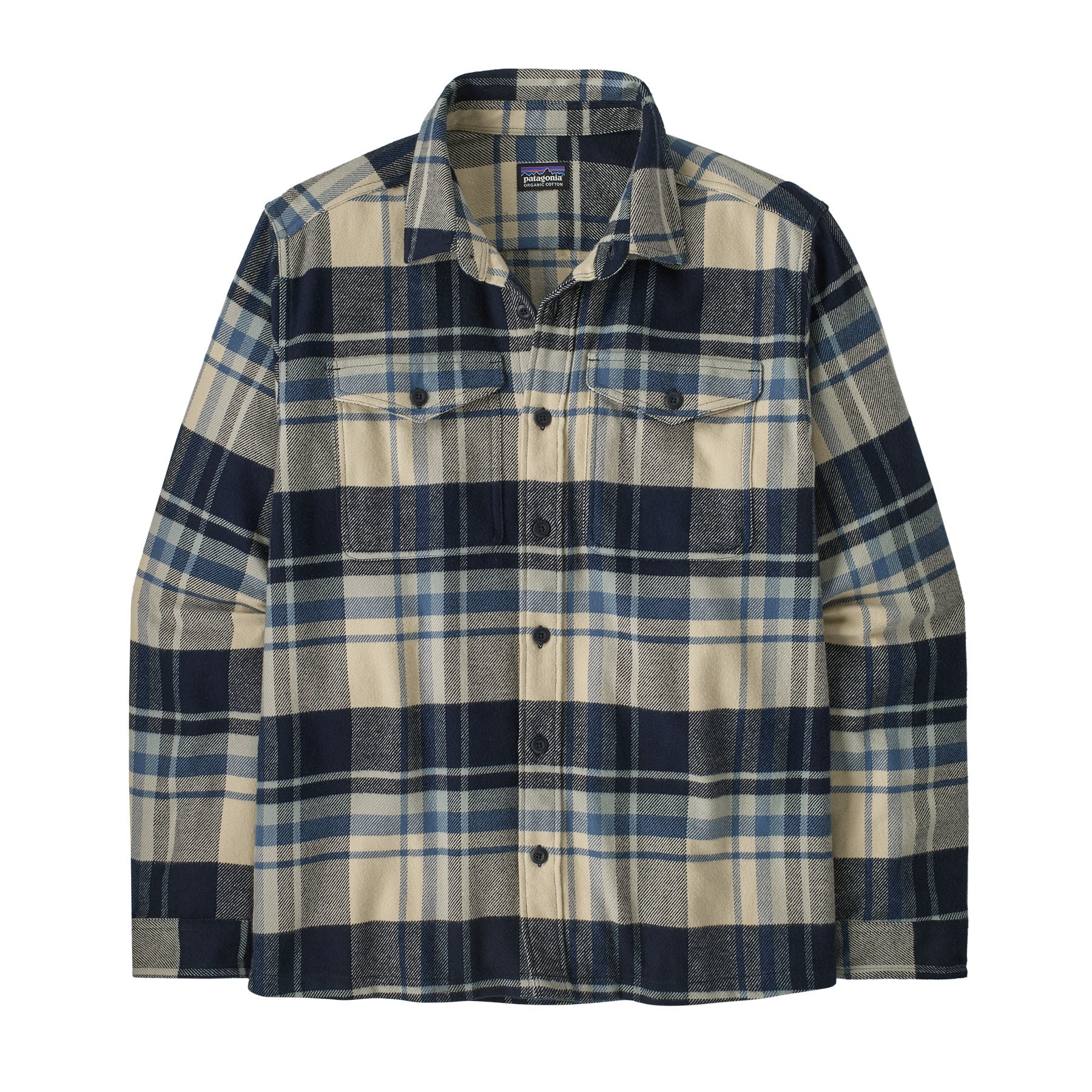 Men's Fjord Flannel Shirt in Hibernate: Sunken Blue | Patagonia Bend