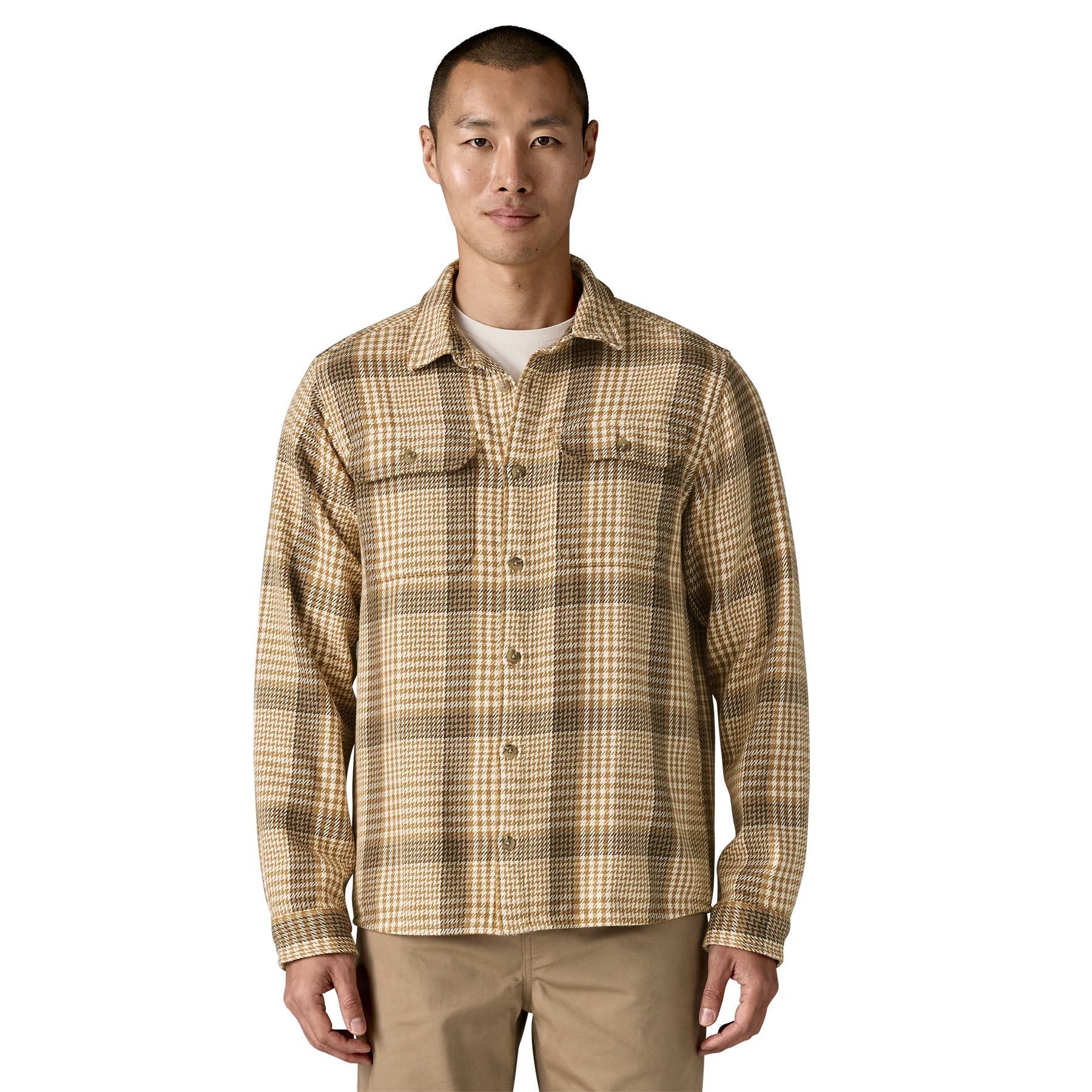Men's Fjord Loft Shirt in Roam: Nest Brown | Patagonia Bend