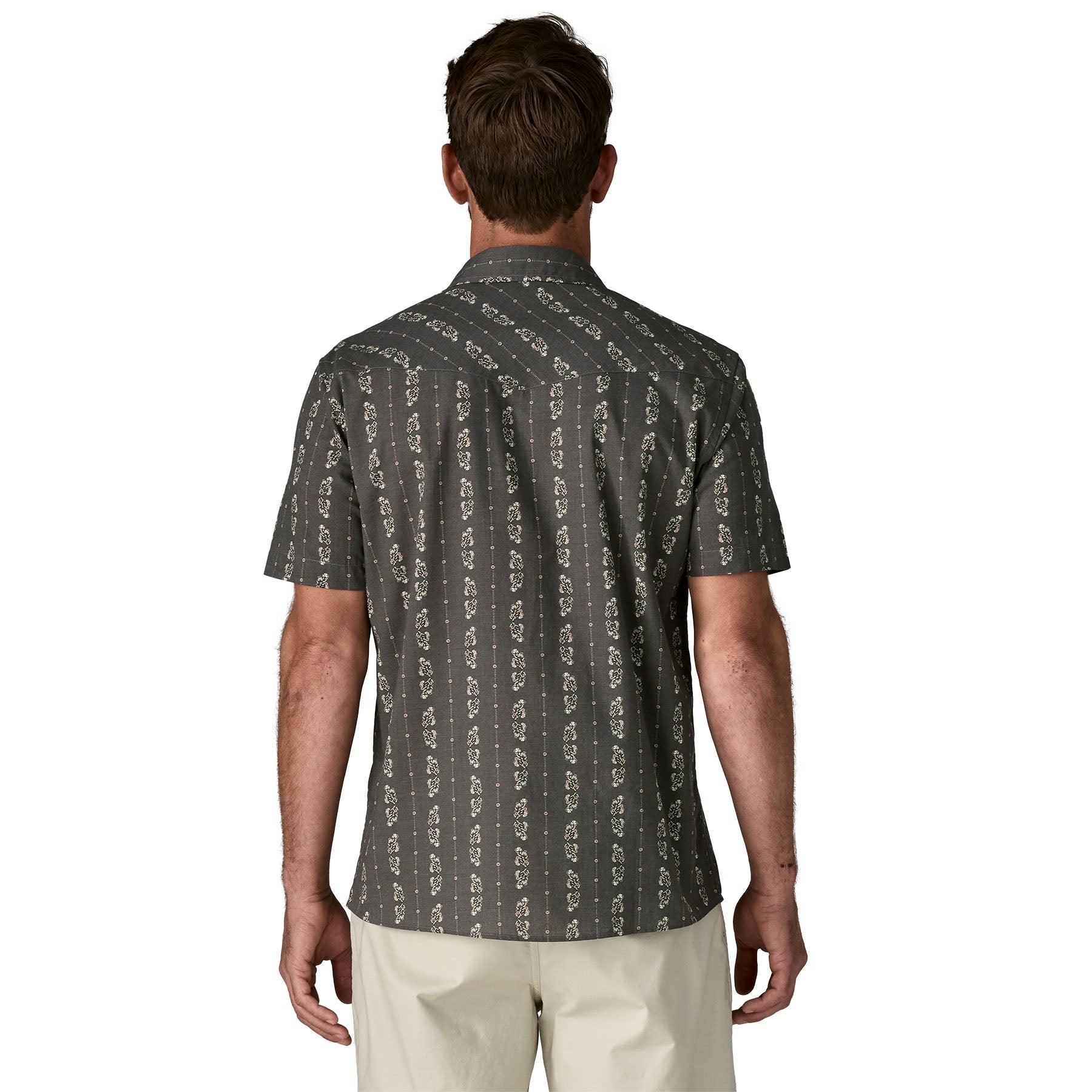Men's Go To Western Shirt in Lowlands: Forge Grey | Patagonia Bend