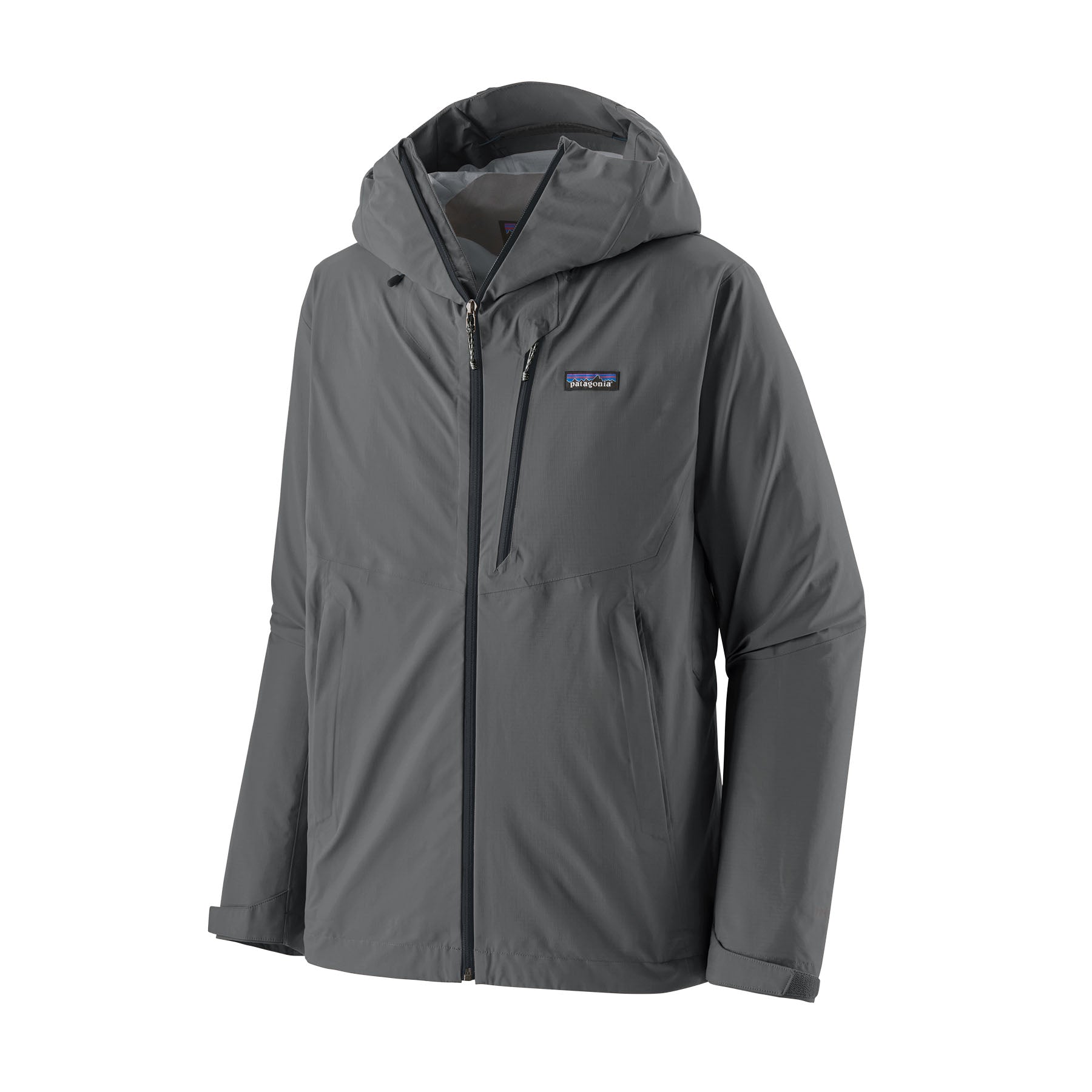 Men's Granite Crest Rain Jacket in FORGE GREY W/BLACK | Patagonia Bend