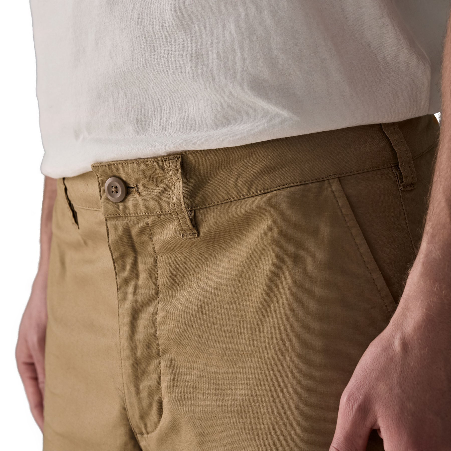 Men's Lightweight All - Wear Shorts - 8 in. in Slab Khaki | Patagonia Bend
