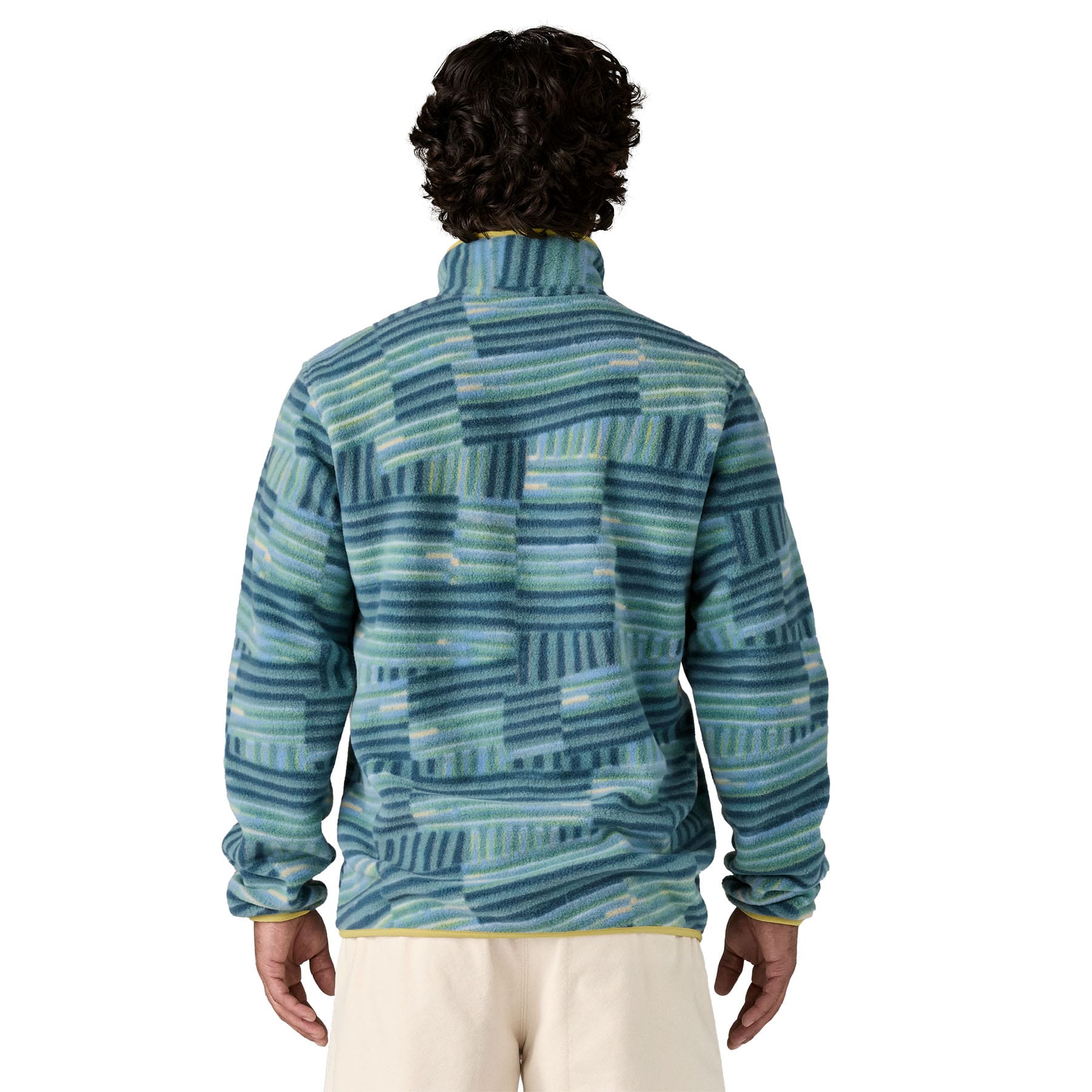 Men's Lightweight Synch Snap - T Pullover in Quilty Fitz: Wetland Blue | Patagonia Bend