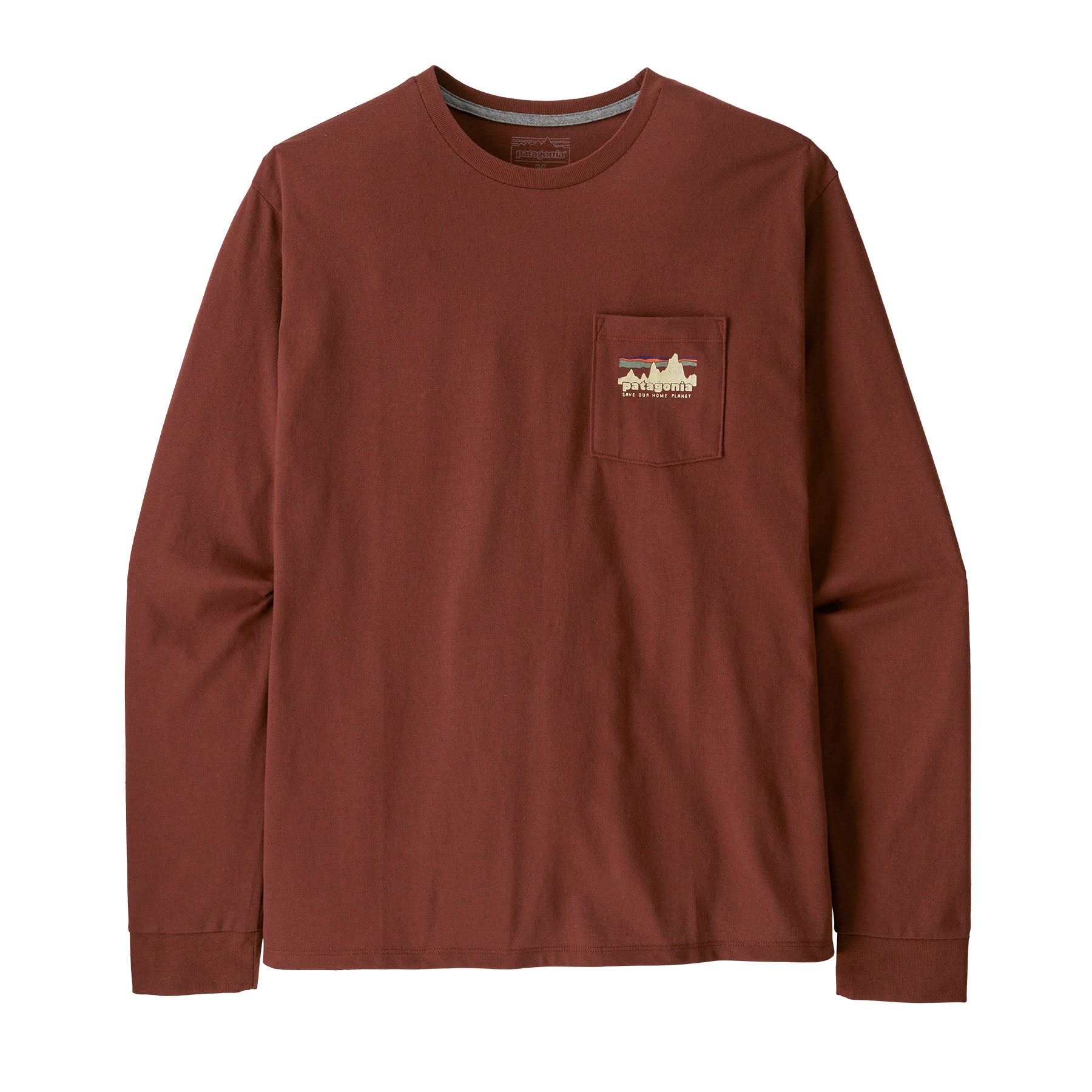 Men's Long - Sleeved '73 Skyline Pocket Responsibili - Tee in DRIED VANILLA | Patagonia Bend