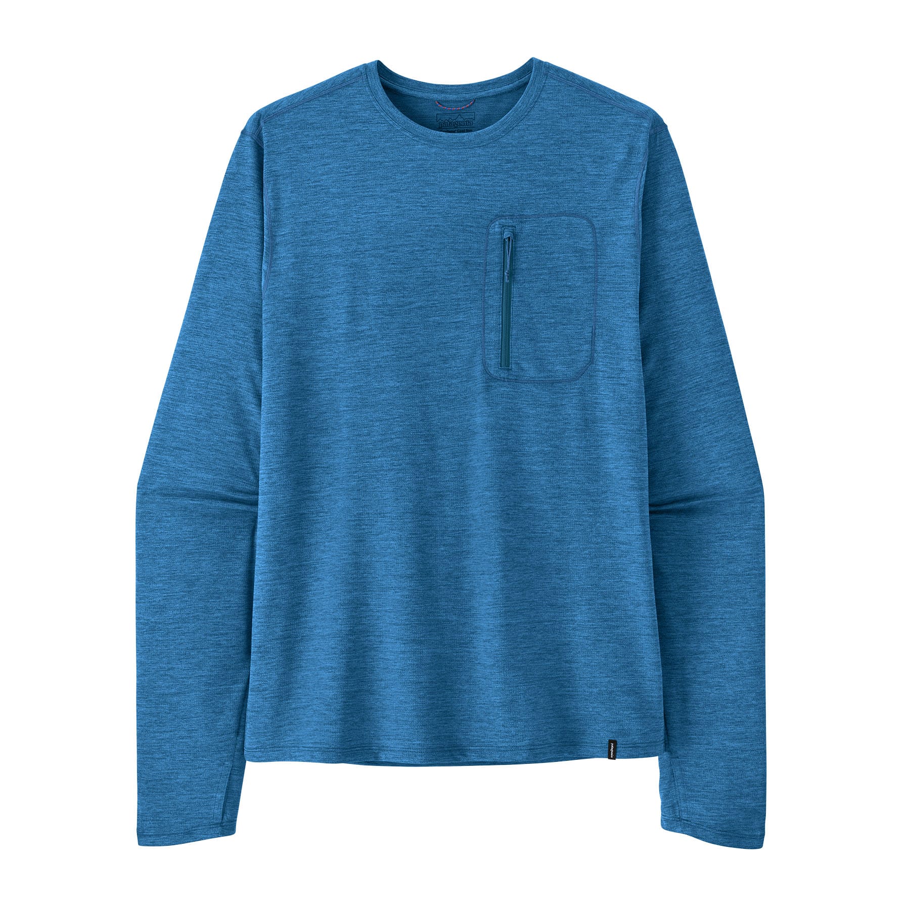 Men's Long - Sleeved Capilene® Cool Sun Shirt in Aquatic Blue - Light Aquatic Blue X - Dye | Patagonia Bend