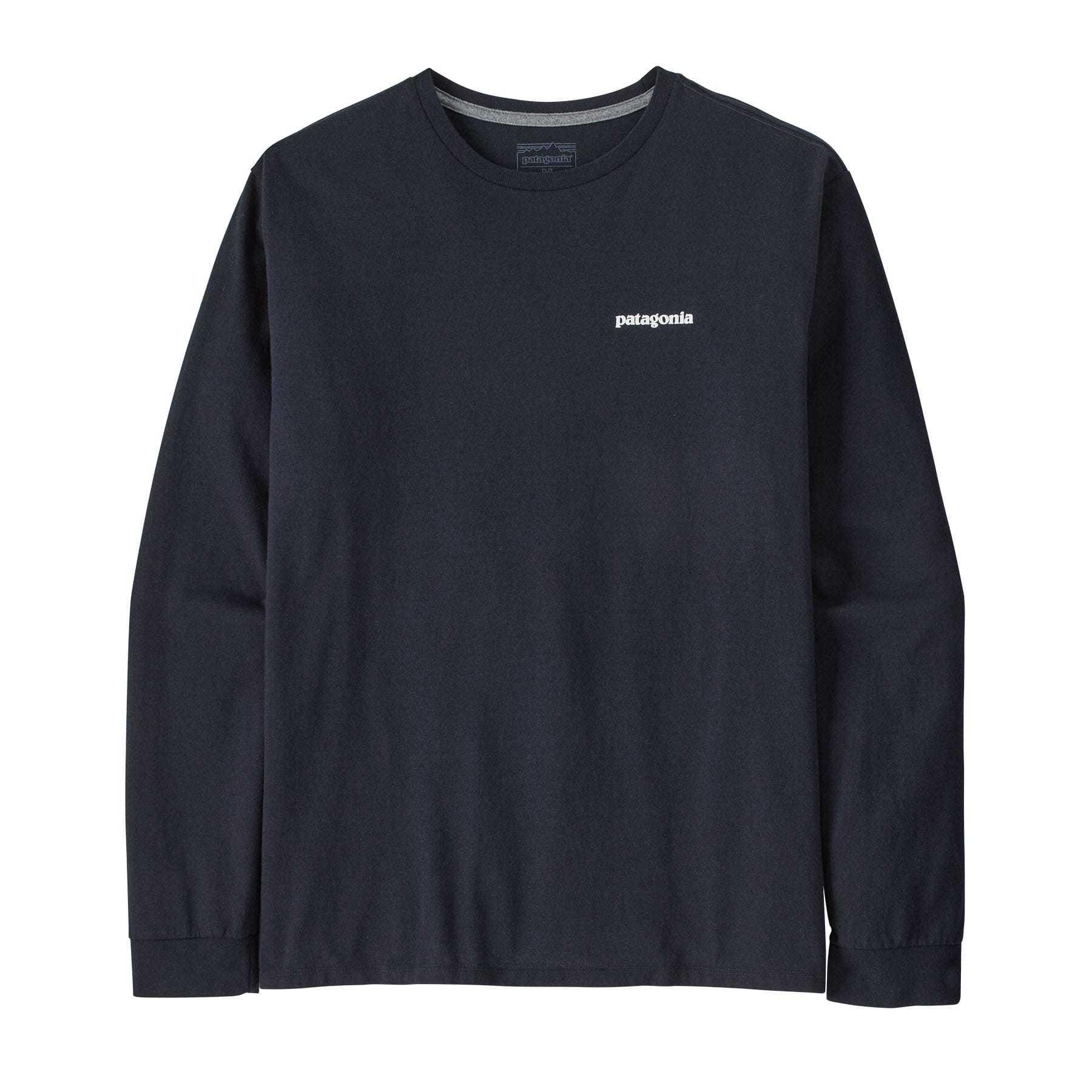 Men's Long - Sleeved P - 6 Logo Responsibili - Tee in New Navy | Patagonia Bend