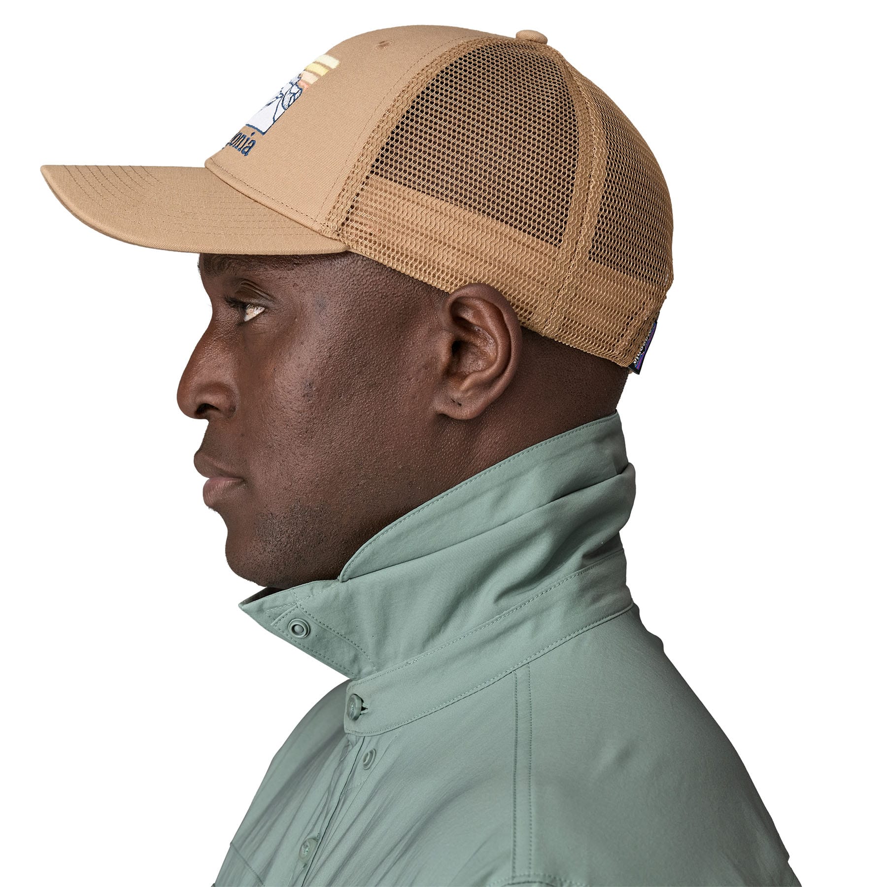 Men's Long - Sleeved Self Guided Sun Shirt in Thermal Blue | Patagonia Bend