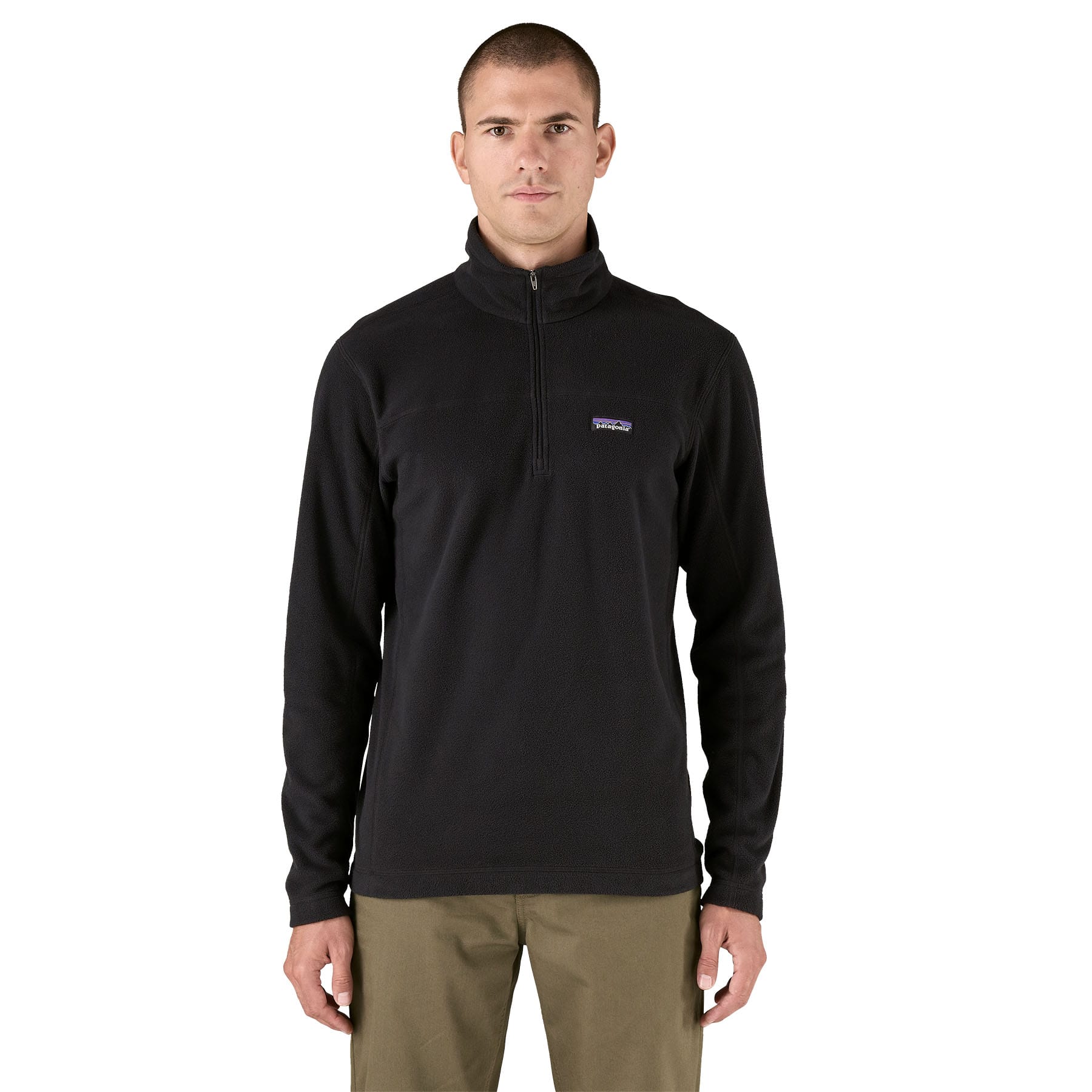Men's Micro D Pullover in Black | Patagonia Bend