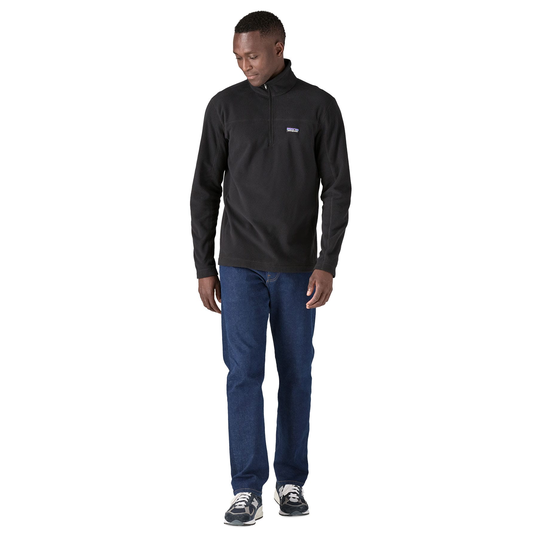 Men's Micro D Pullover in Black | Patagonia Bend