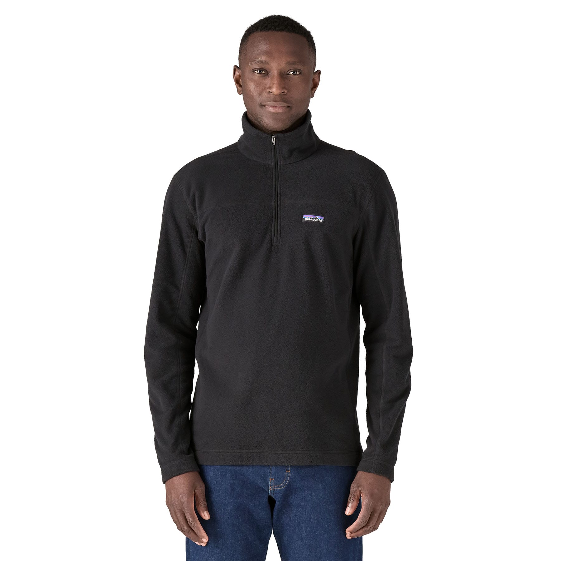 Men's Micro D Pullover in Black | Patagonia Bend