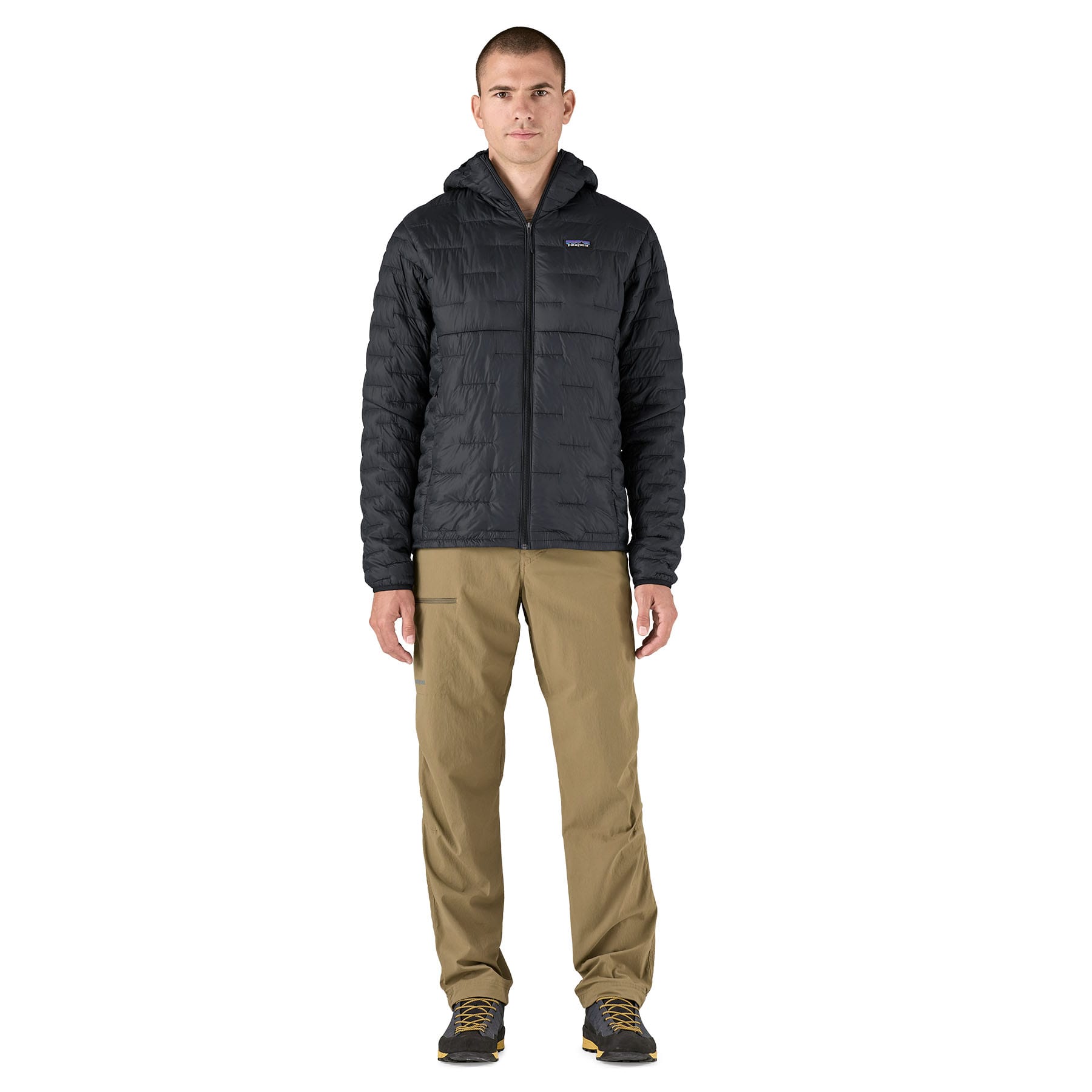 Men's Micro Puff Hoody in Black | Patagonia Bend