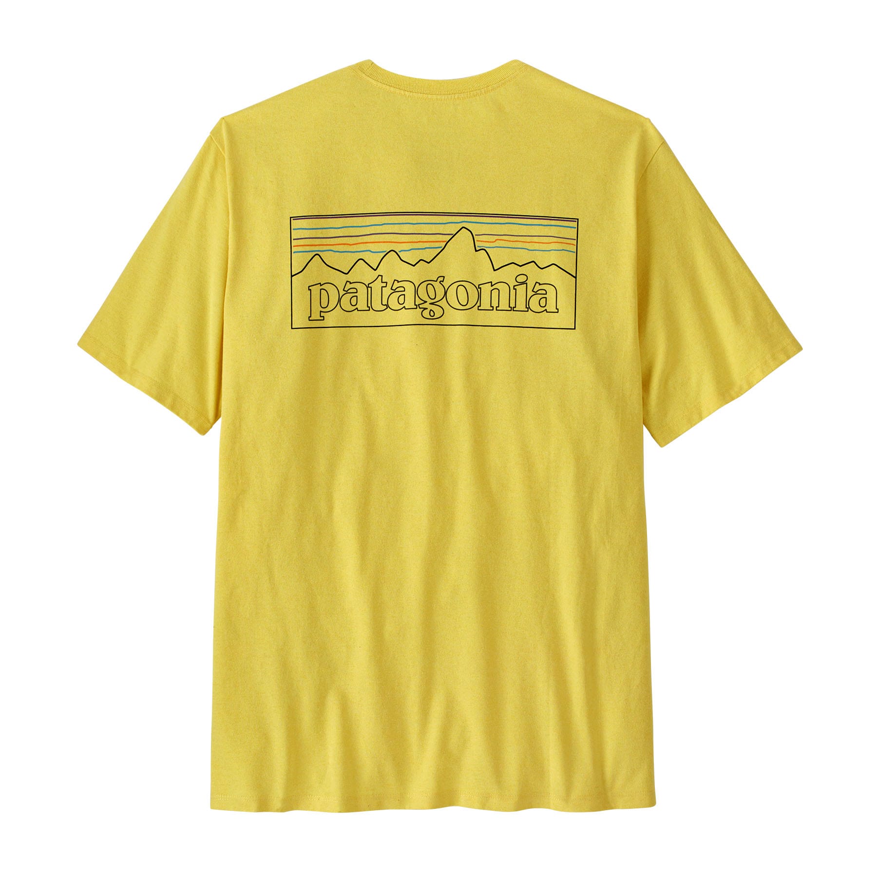 Men's P - 6 Logo Responsibili - Tee® in P - 6 Outline: Lemon Zest | Patagonia Bend