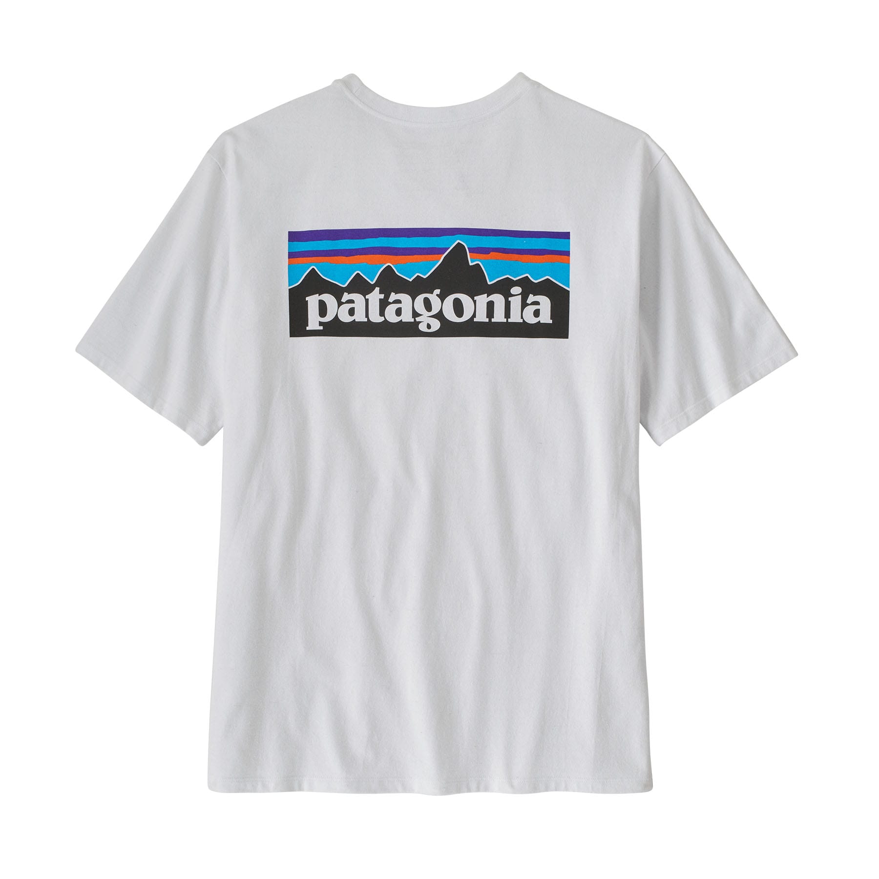 Men's P - 6 Logo Responsibili - Tee in White | Patagonia Bend