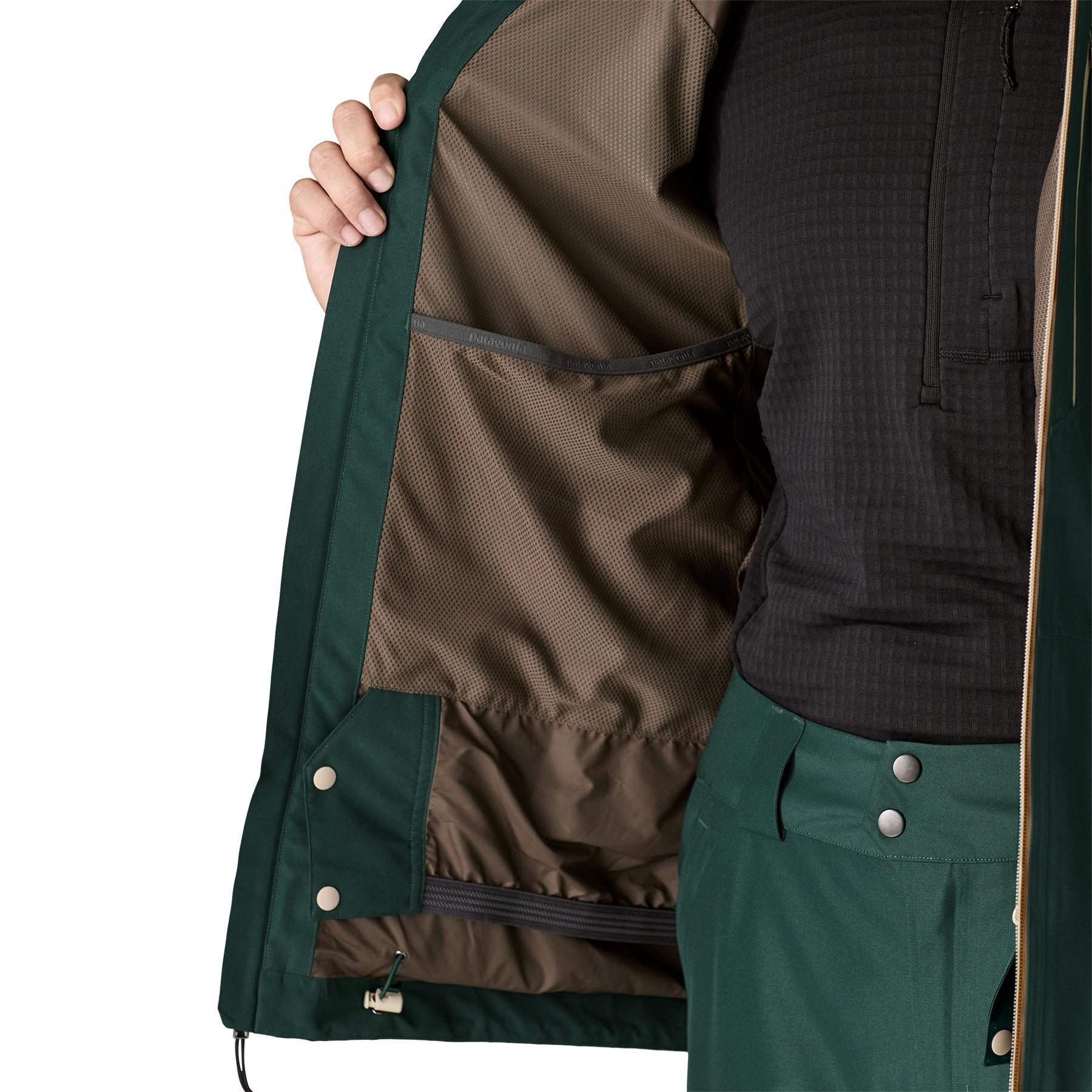 Men's Powder Town Jacket in Cascade Green | Patagonia Bend