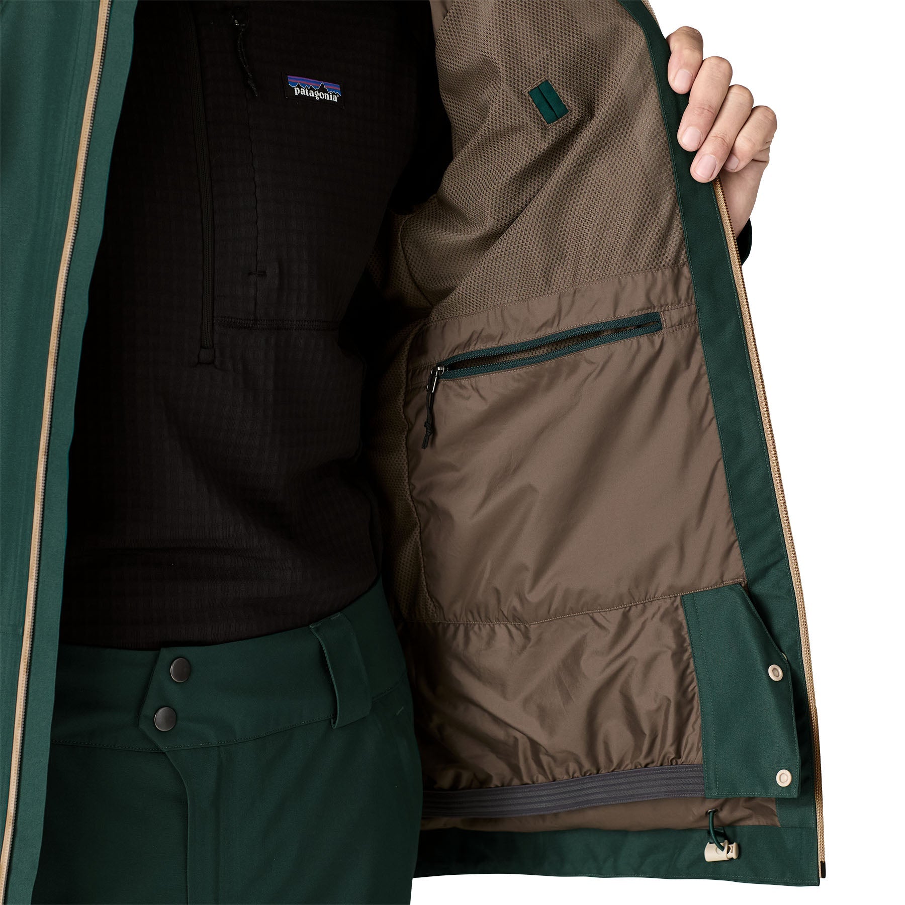 Men's Powder Town Jacket in Cascade Green | Patagonia Bend