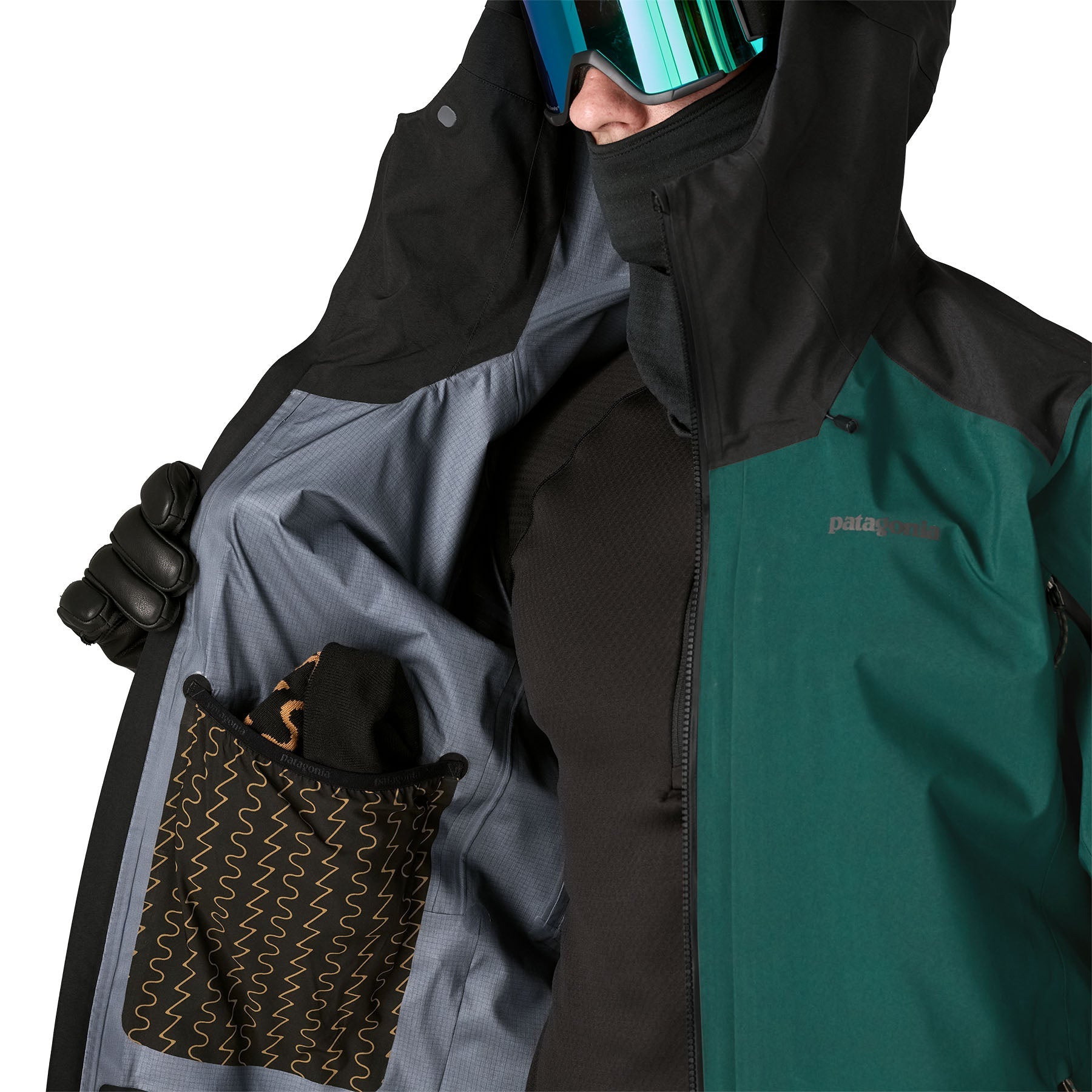 Men's PowSlayer Jacket in Cascade Green | Patagonia Bend