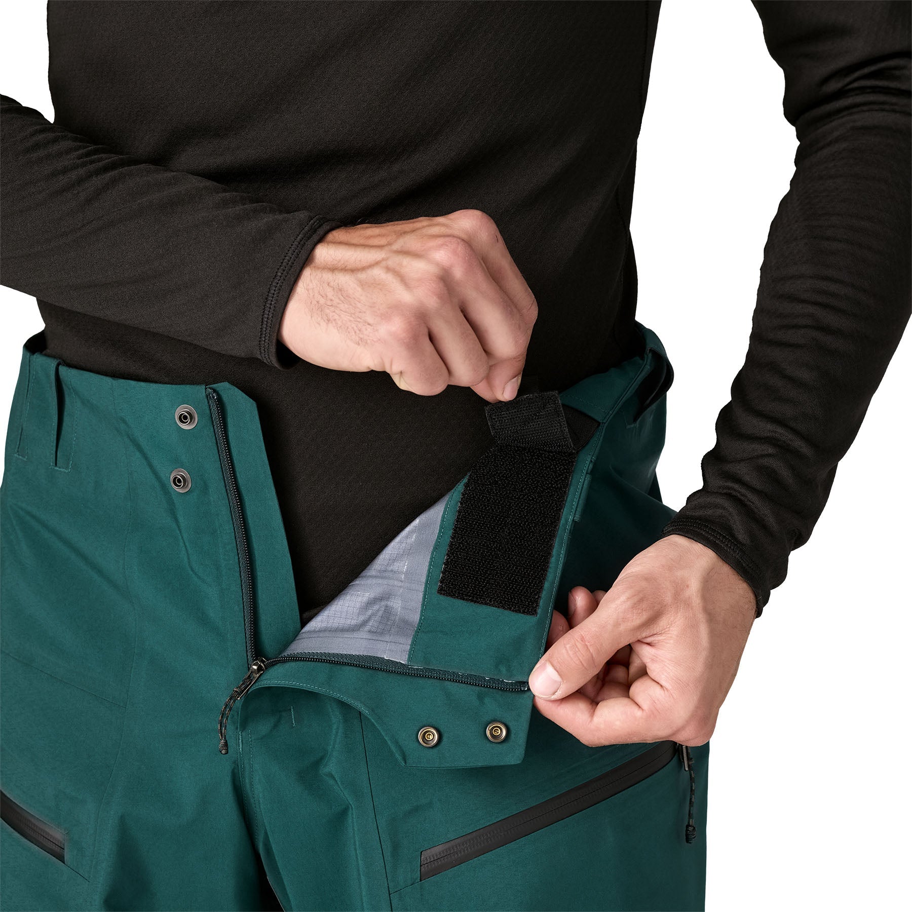Men's PowSlayer Pants in Cascade Green | Patagonia Bend