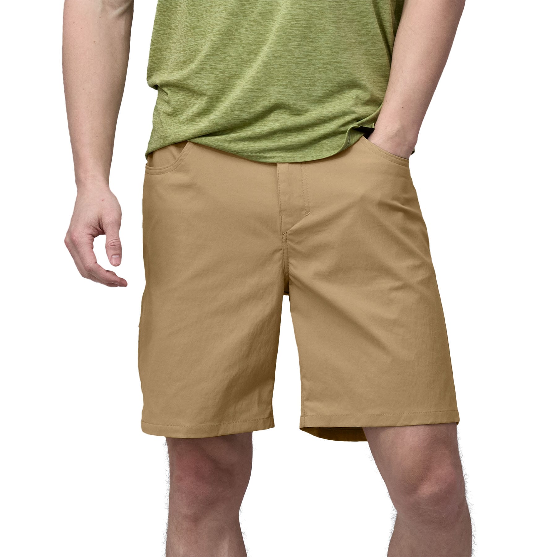 Men's Quandary Shorts - 10 in. in Classic Tan | Patagonia Bend
