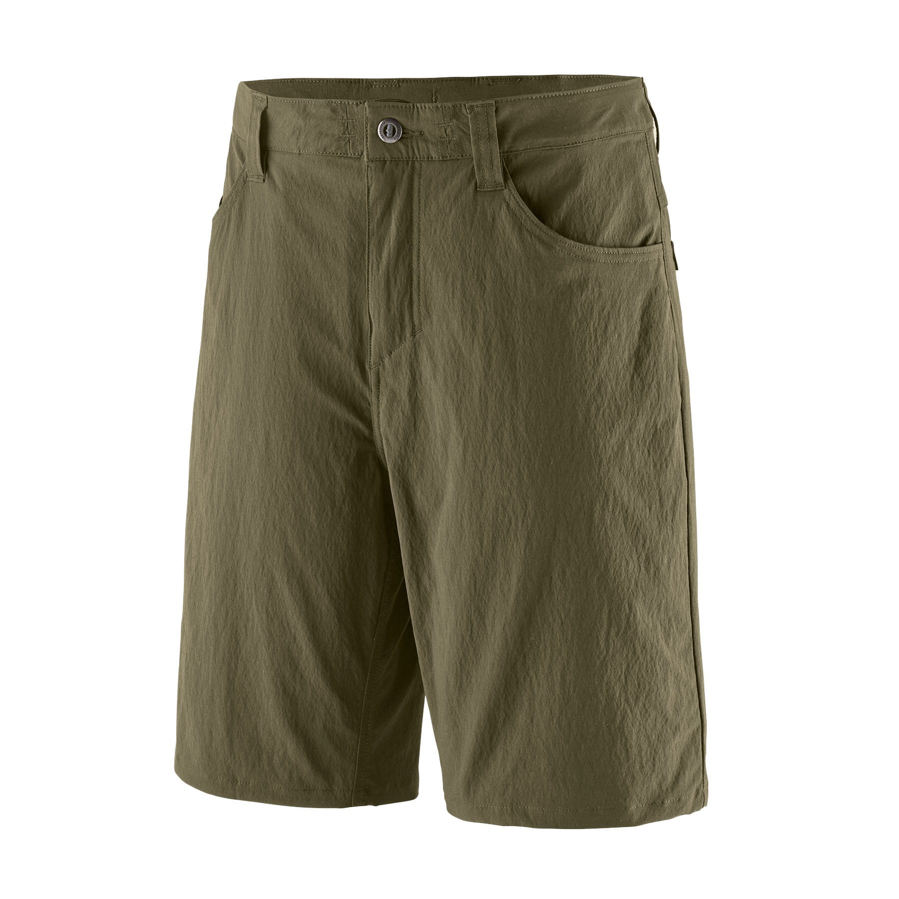 Men's Quandary Shorts - 10 in. in Basin Green | Patagonia Bend