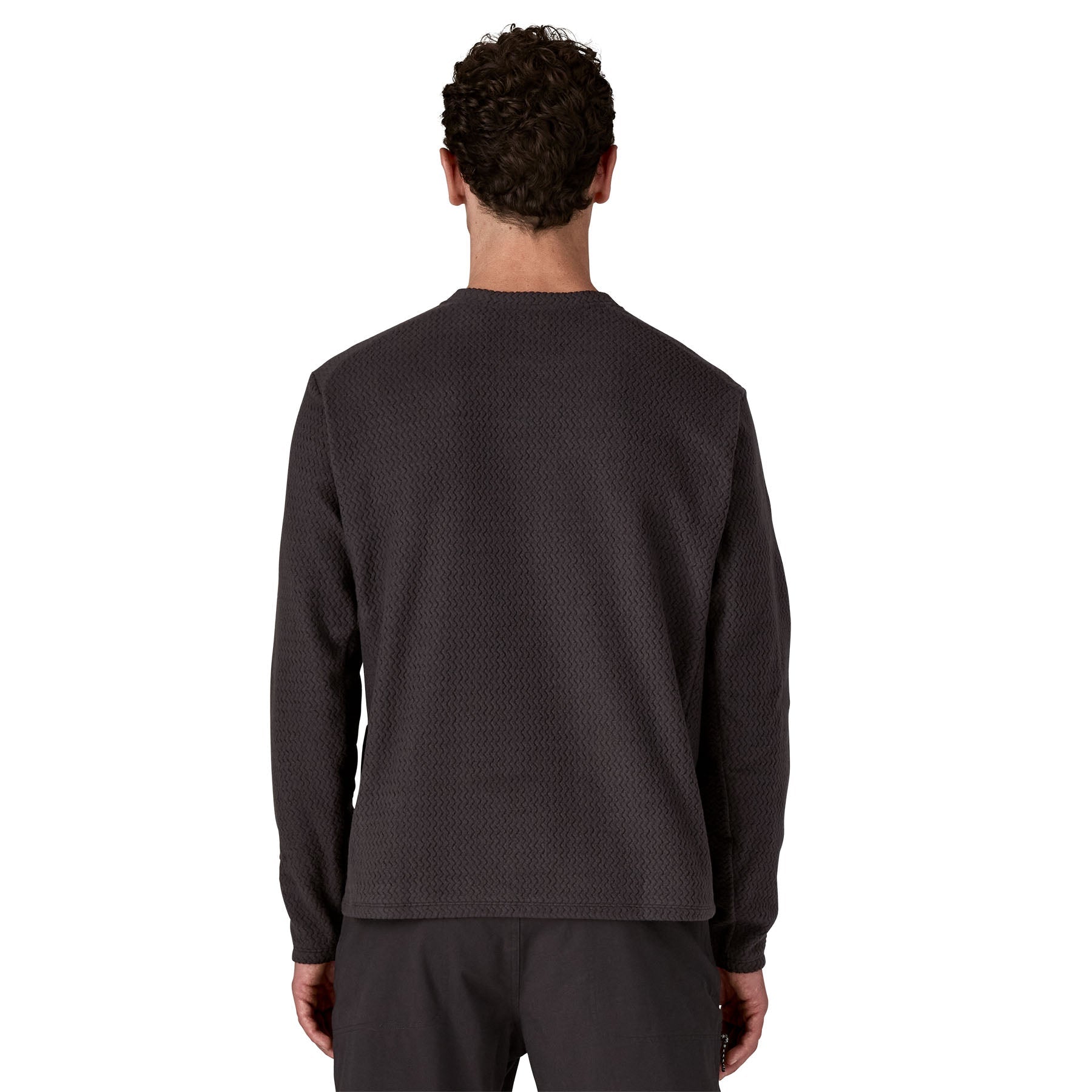 Men's R1 Air Crew in Black | Patagonia Bend