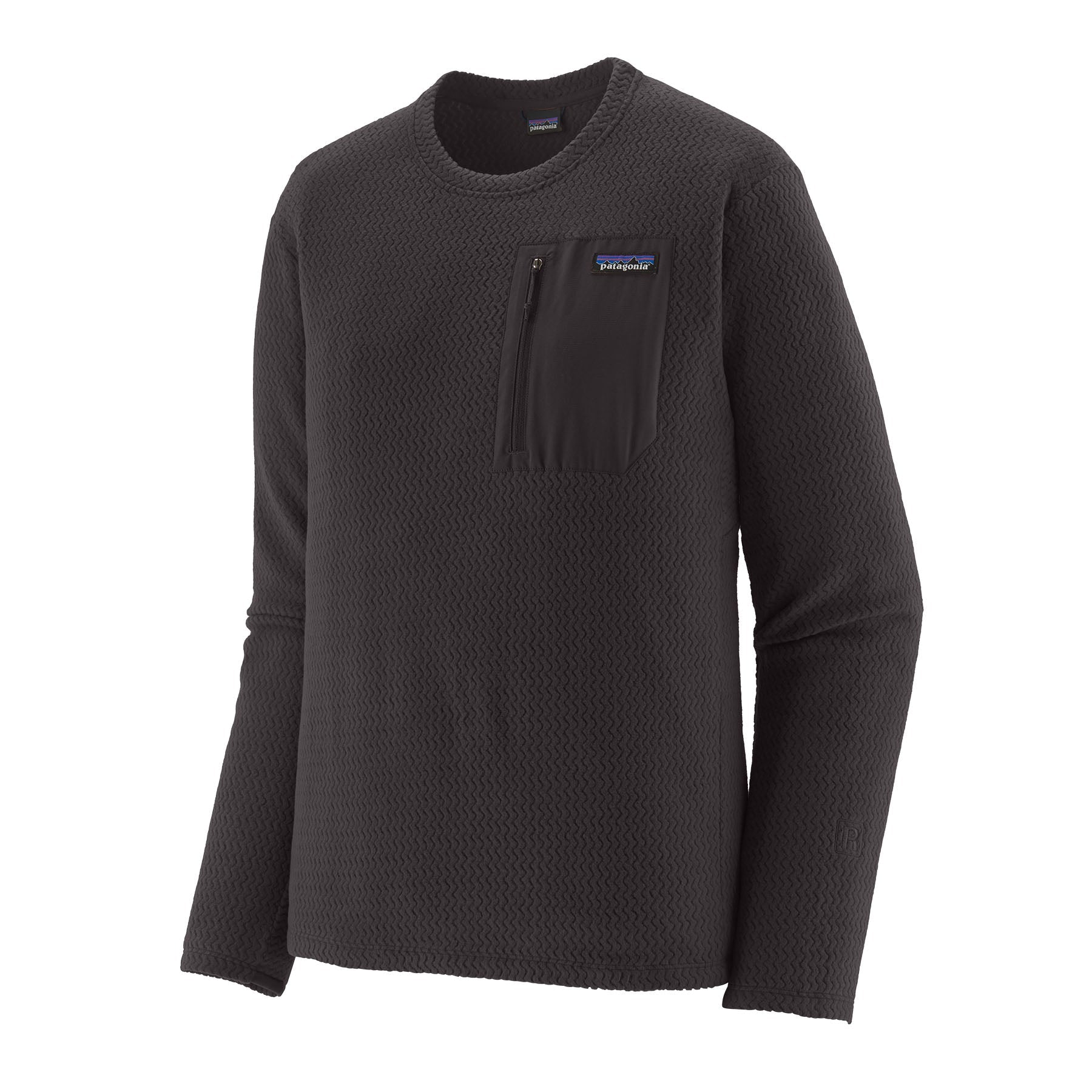 Men's R1 Air Crew in Black | Patagonia Bend